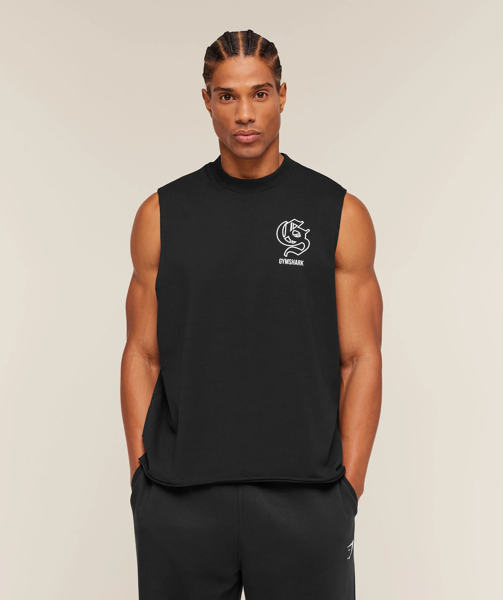 Gymshark Performance Tank - Black - Image 2