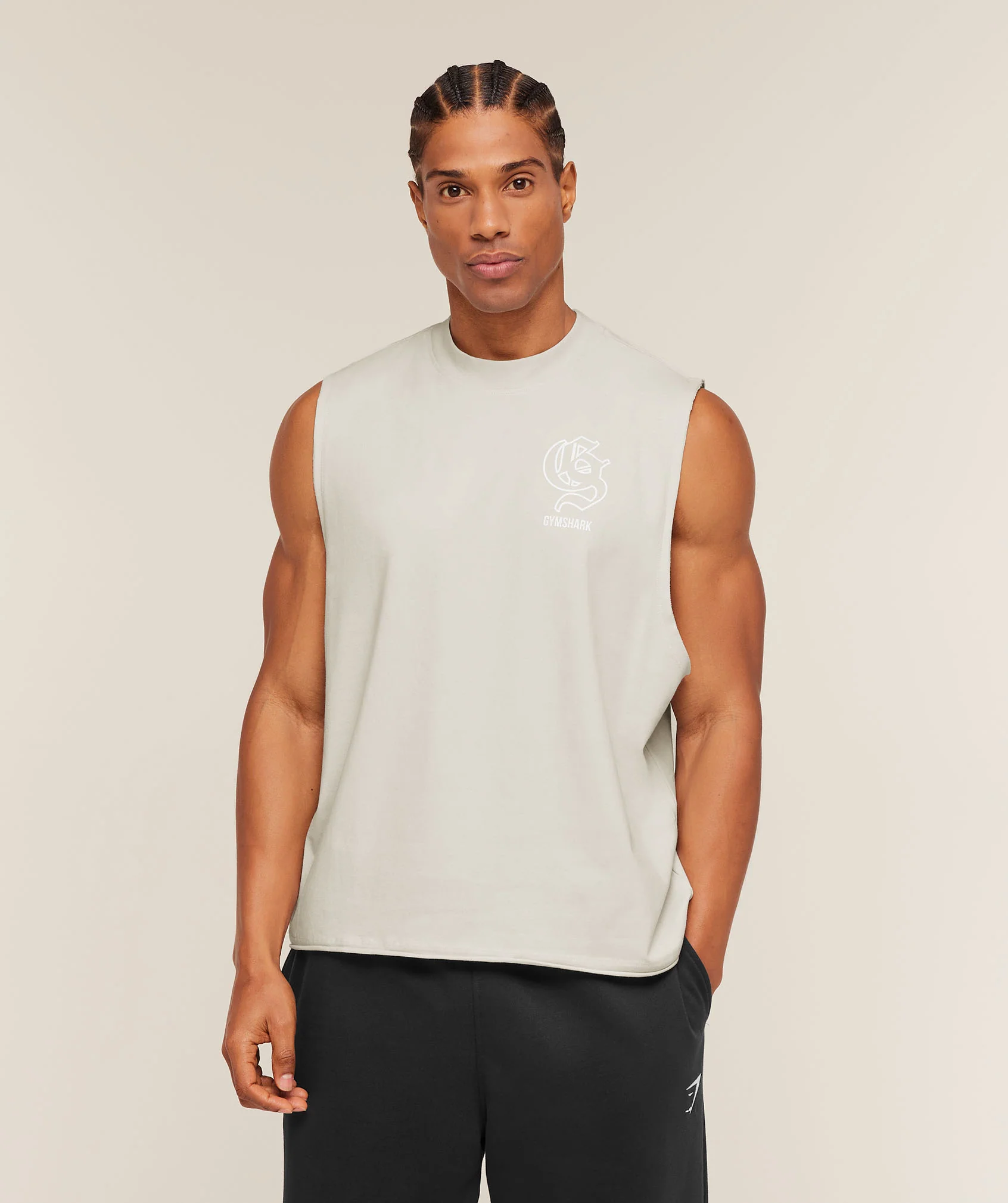 Gymshark Performance Tank - Tinted White - Image 2