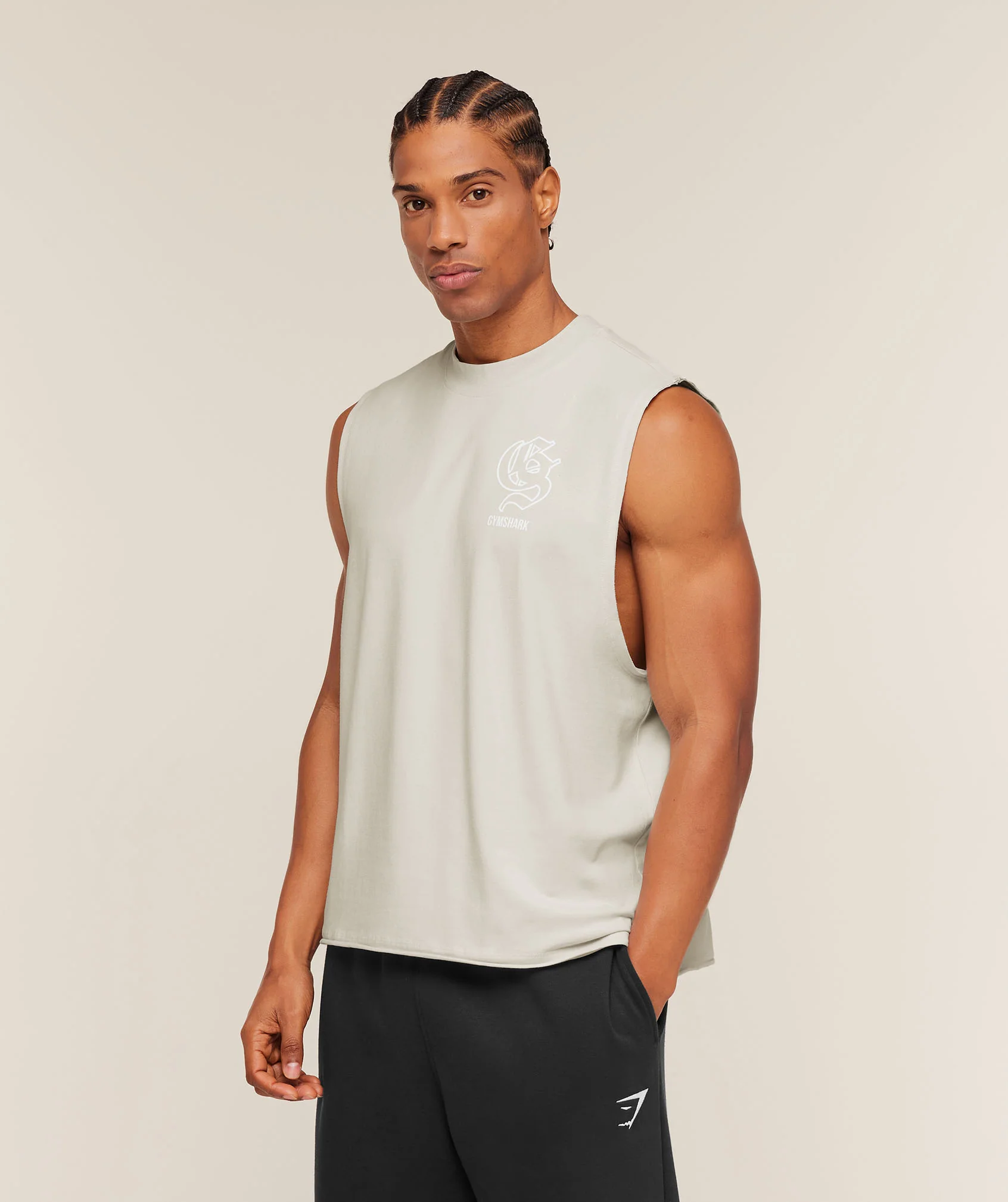 Gymshark Performance Tank - Tinted White - Image 3