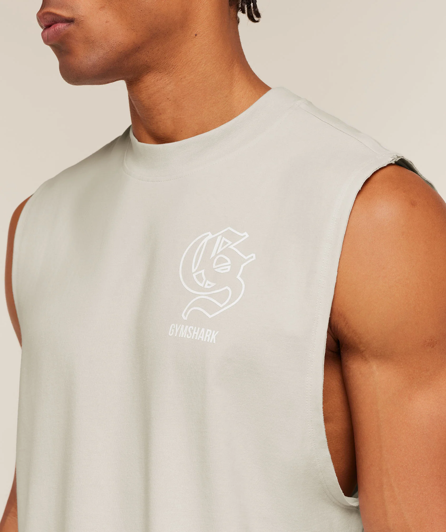 Gymshark Performance Tank - Tinted White - Image 5