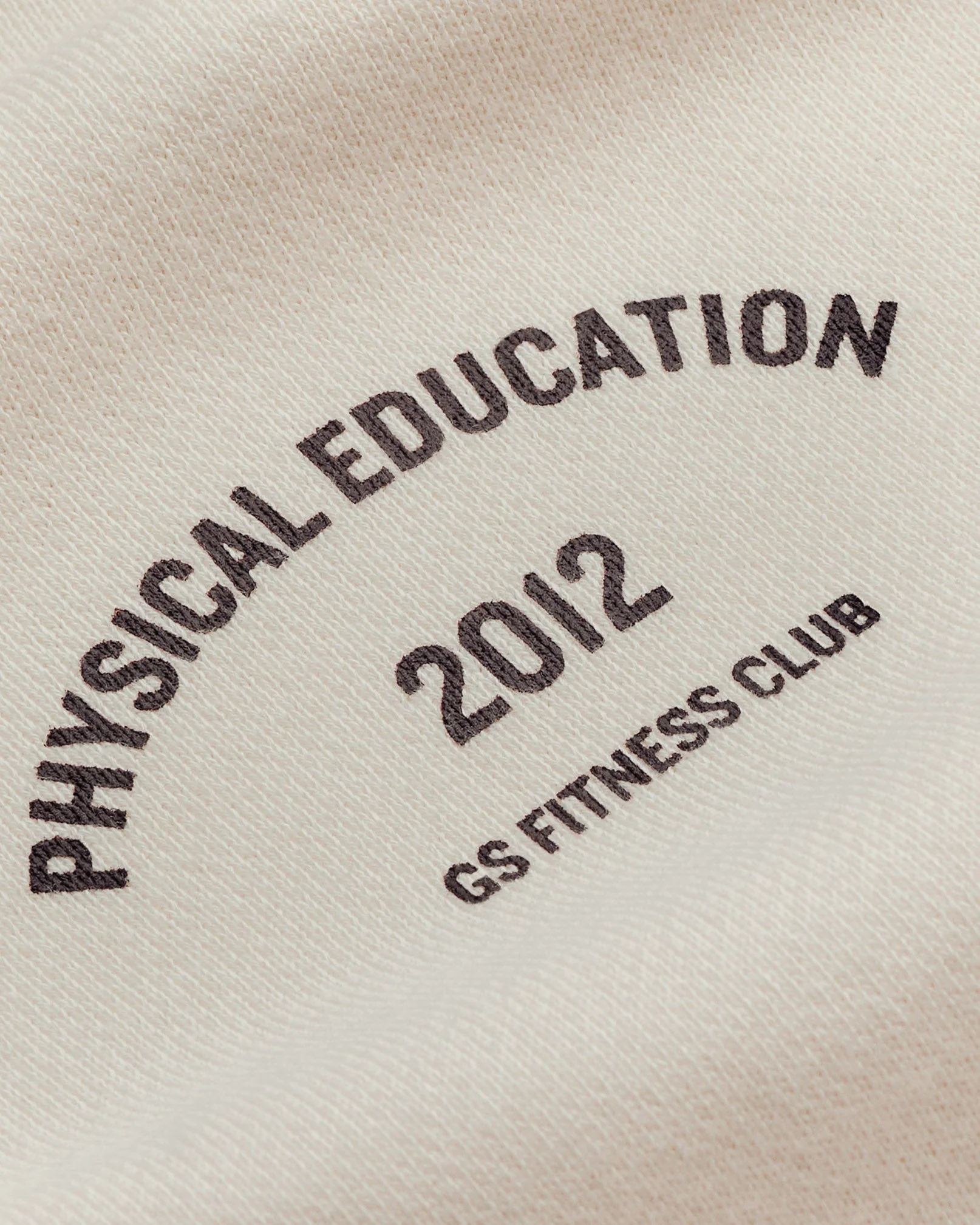 Gymshark Phys Ed Graphic Sweatpants - Ecru White/Archive Brown - Image 5