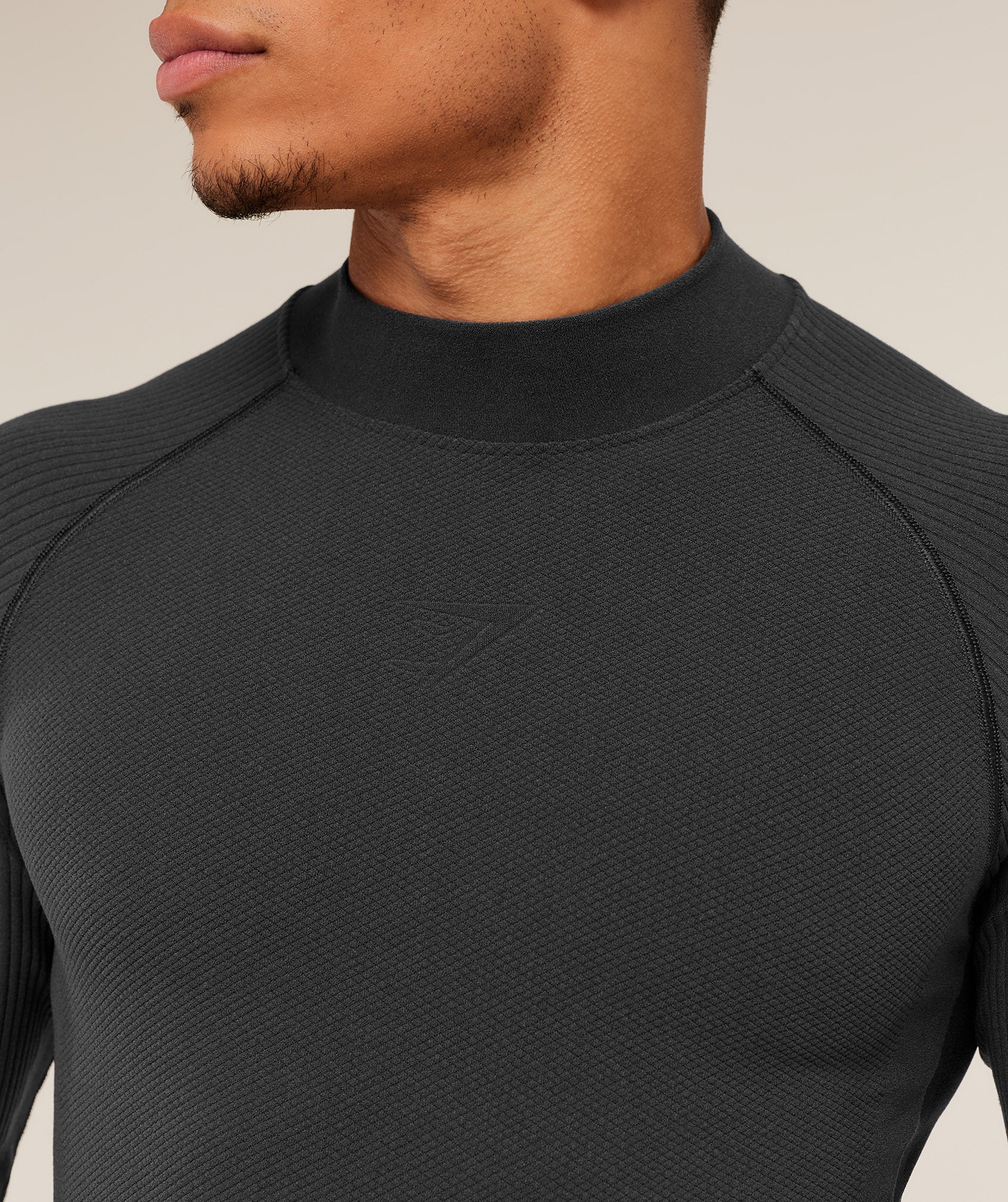Gymshark Physique Long Sleeve T-Shirt - Grey/Black - Image 5