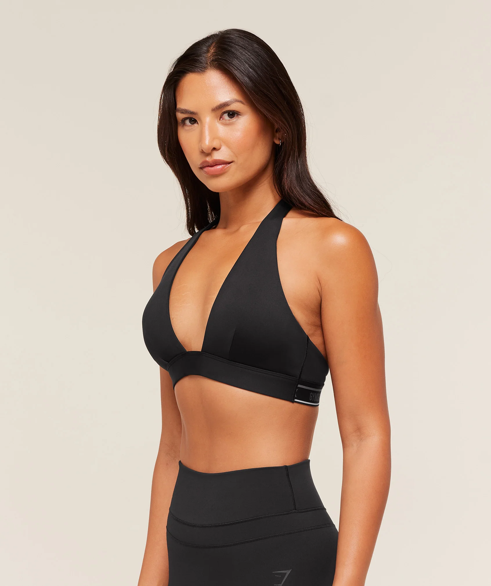 Gymshark Plunge Sports Bra - Black - Image 3