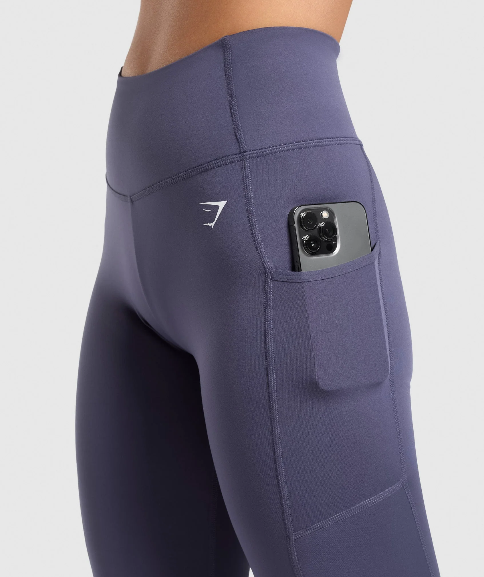 Gymshark Pocket Leggings - Weighted Purple - Image 5