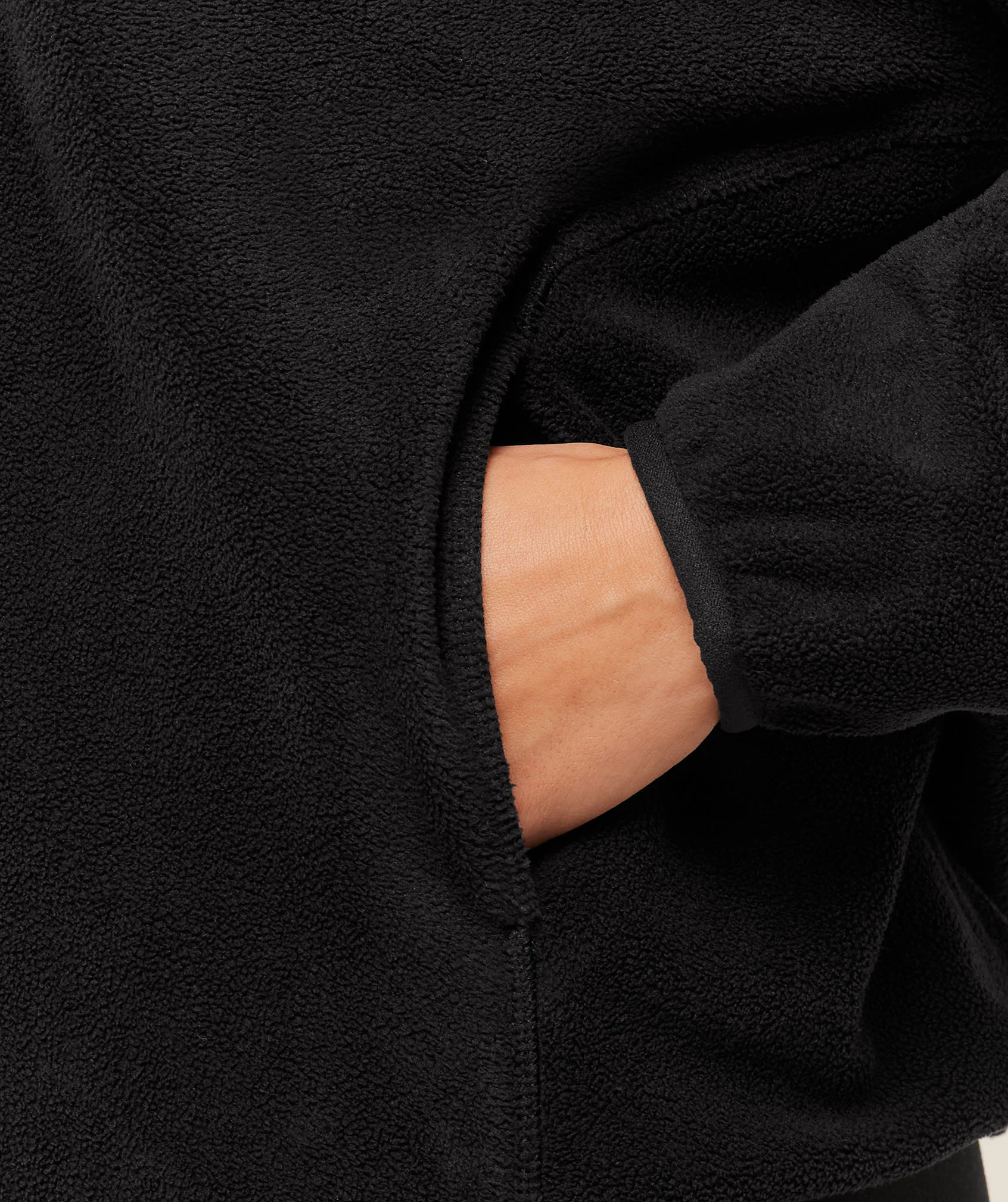 Gymshark Polar Fleece 1/4 Zip - Black - Image 5