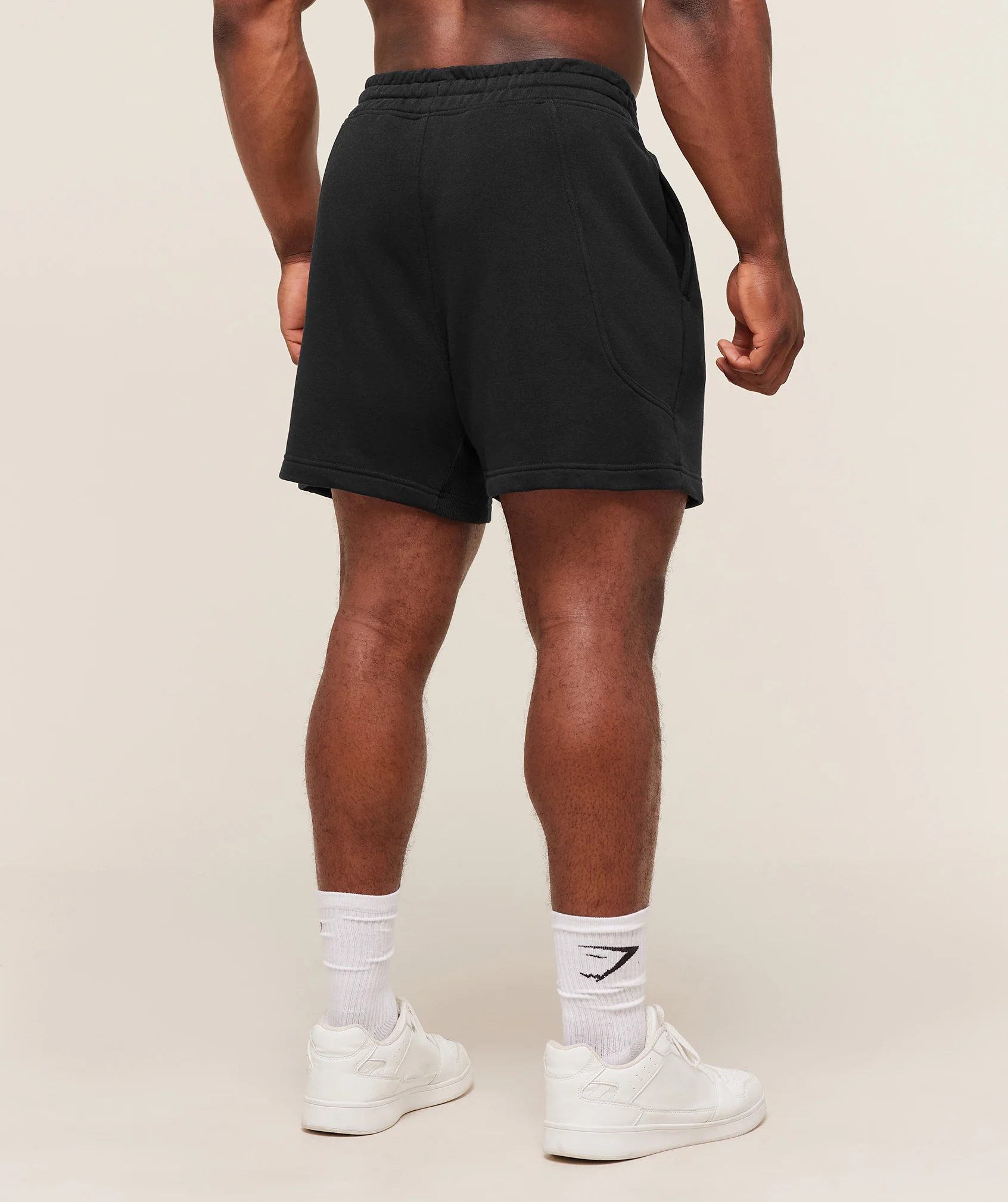 Gymshark Power 5" Shorts - Black/Asphalt Grey - Image 3