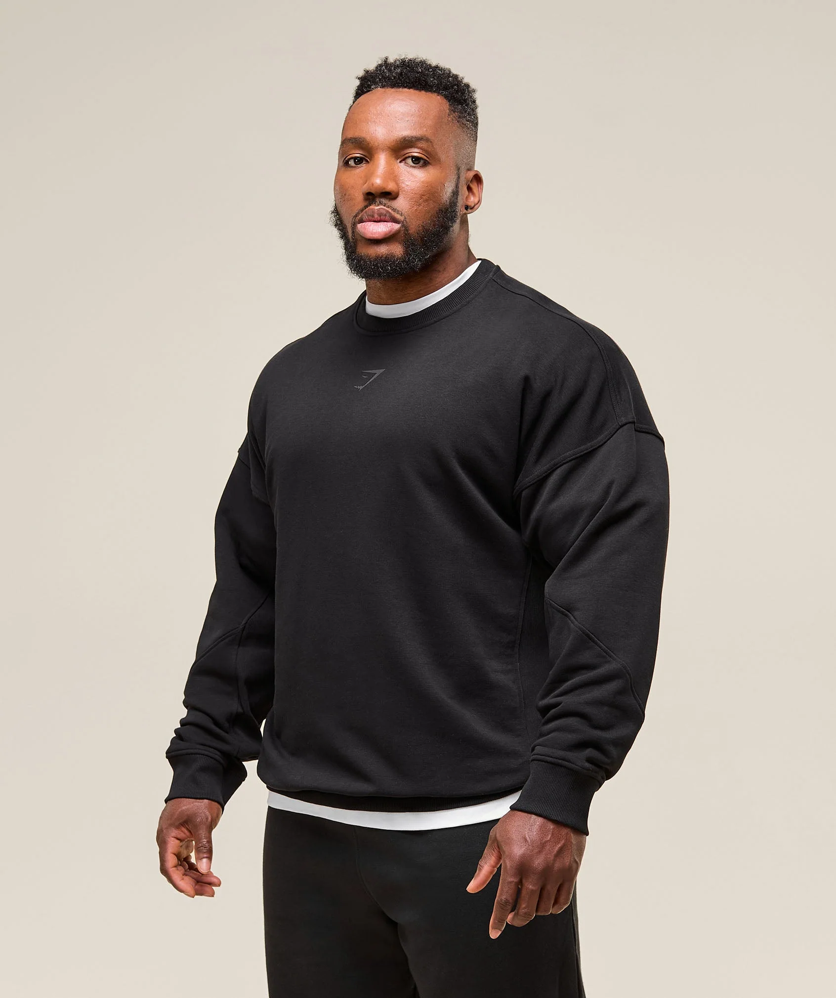 Gymshark Power Crew - Black - Image 3
