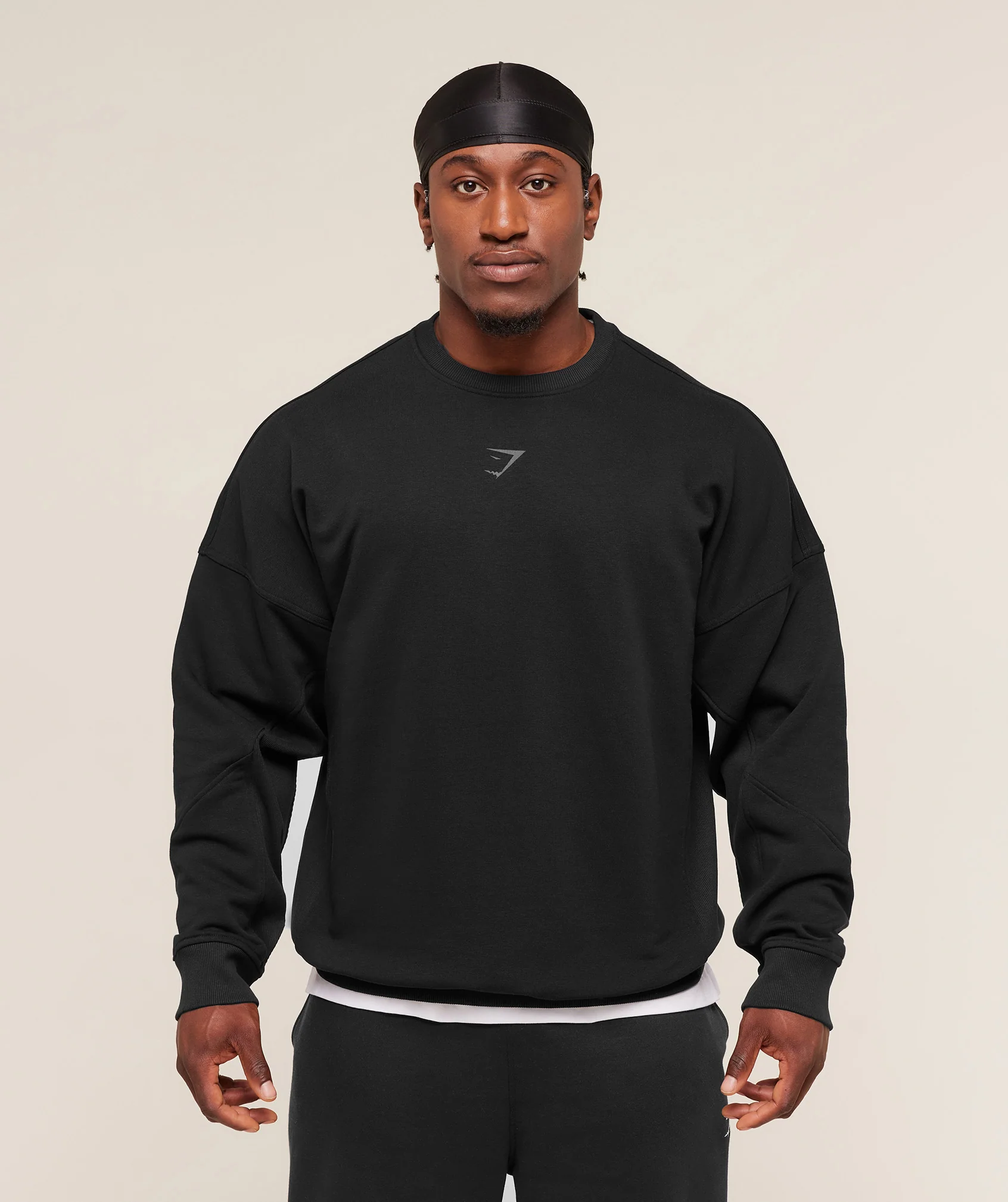 Gymshark Power Crew - Black/Asphalt Grey - Image 2