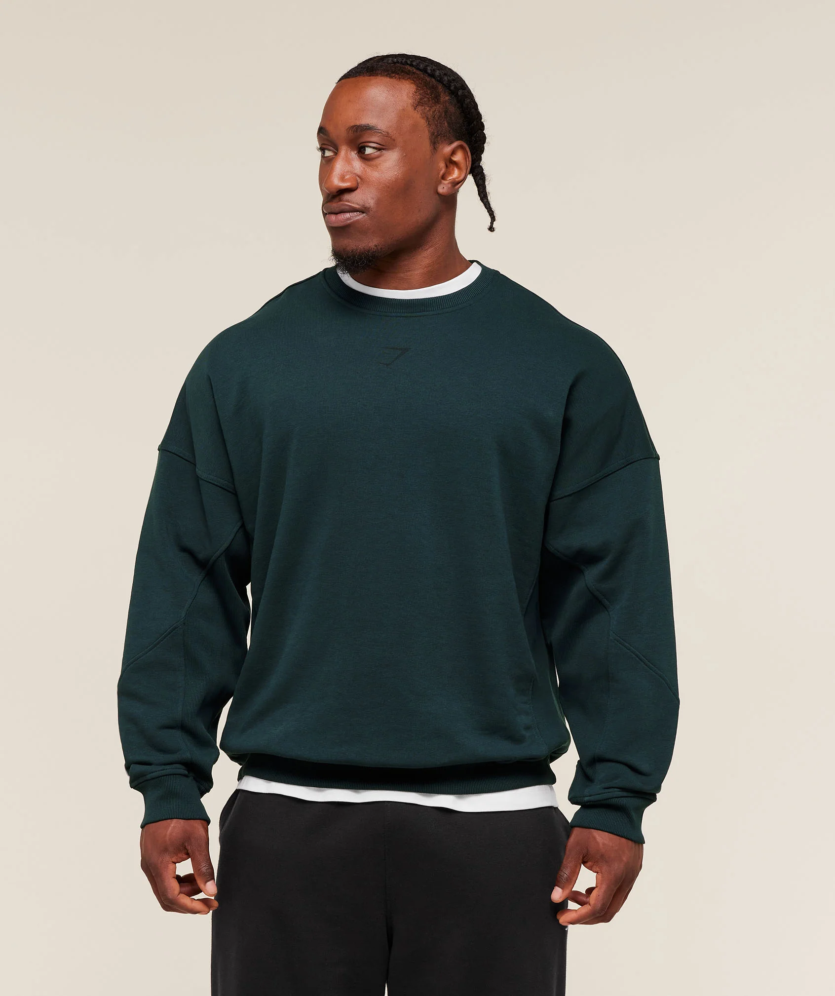 Gymshark Power Crew - Deep Petrol Blue - Image 2