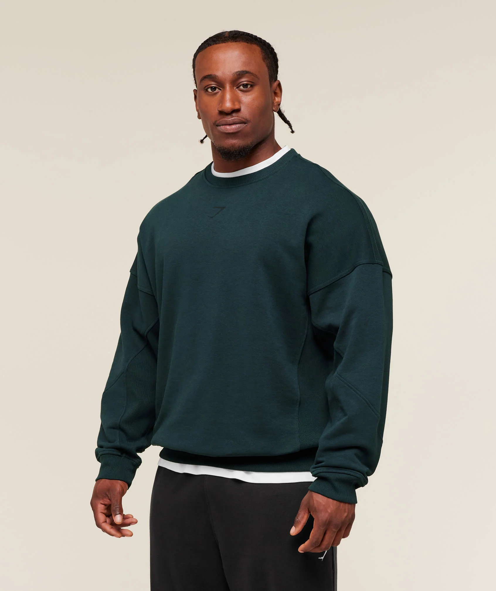 Gymshark Power Crew - Deep Petrol Blue - Image 3