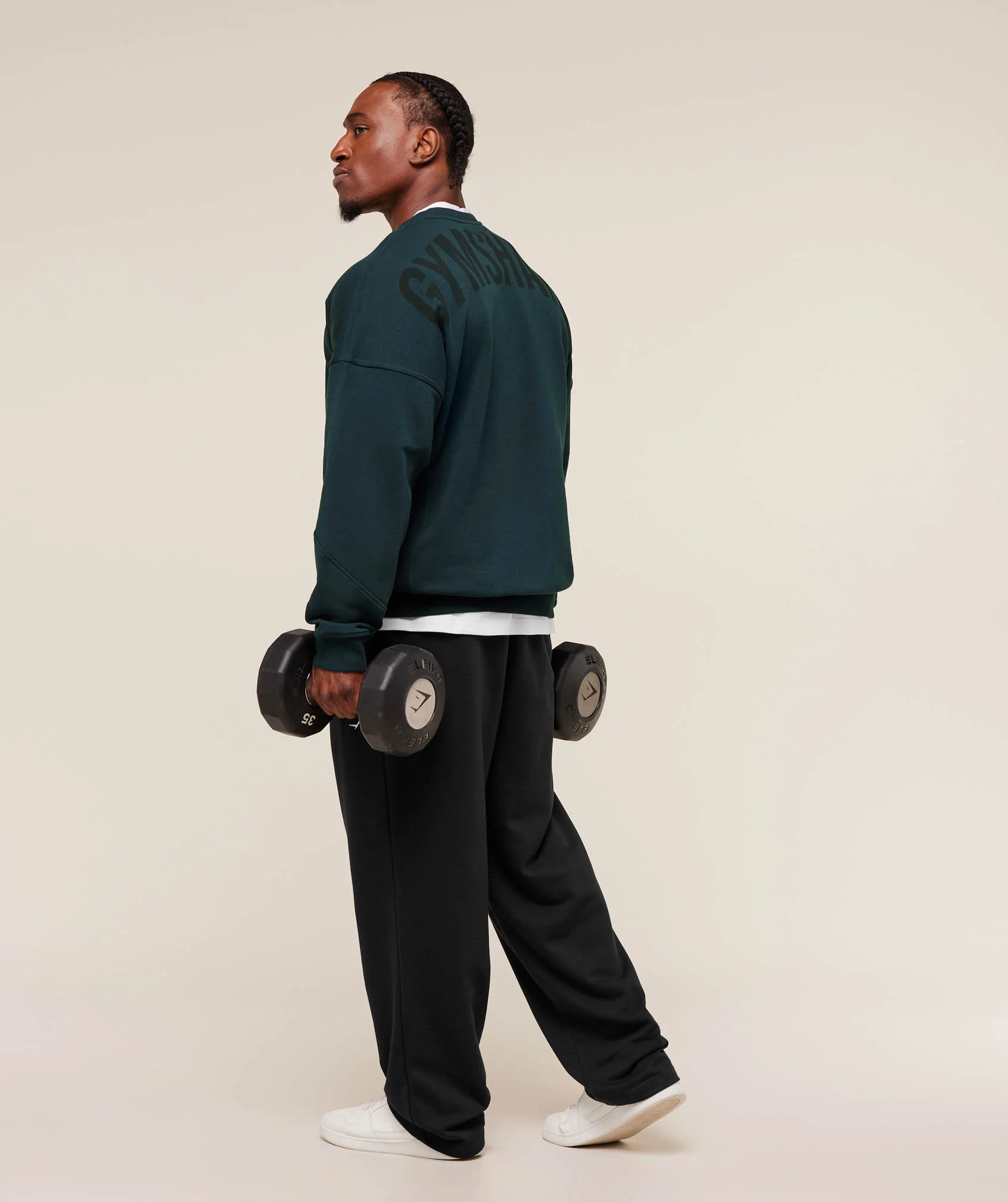 Gymshark Power Crew - Deep Petrol Blue - Image 6