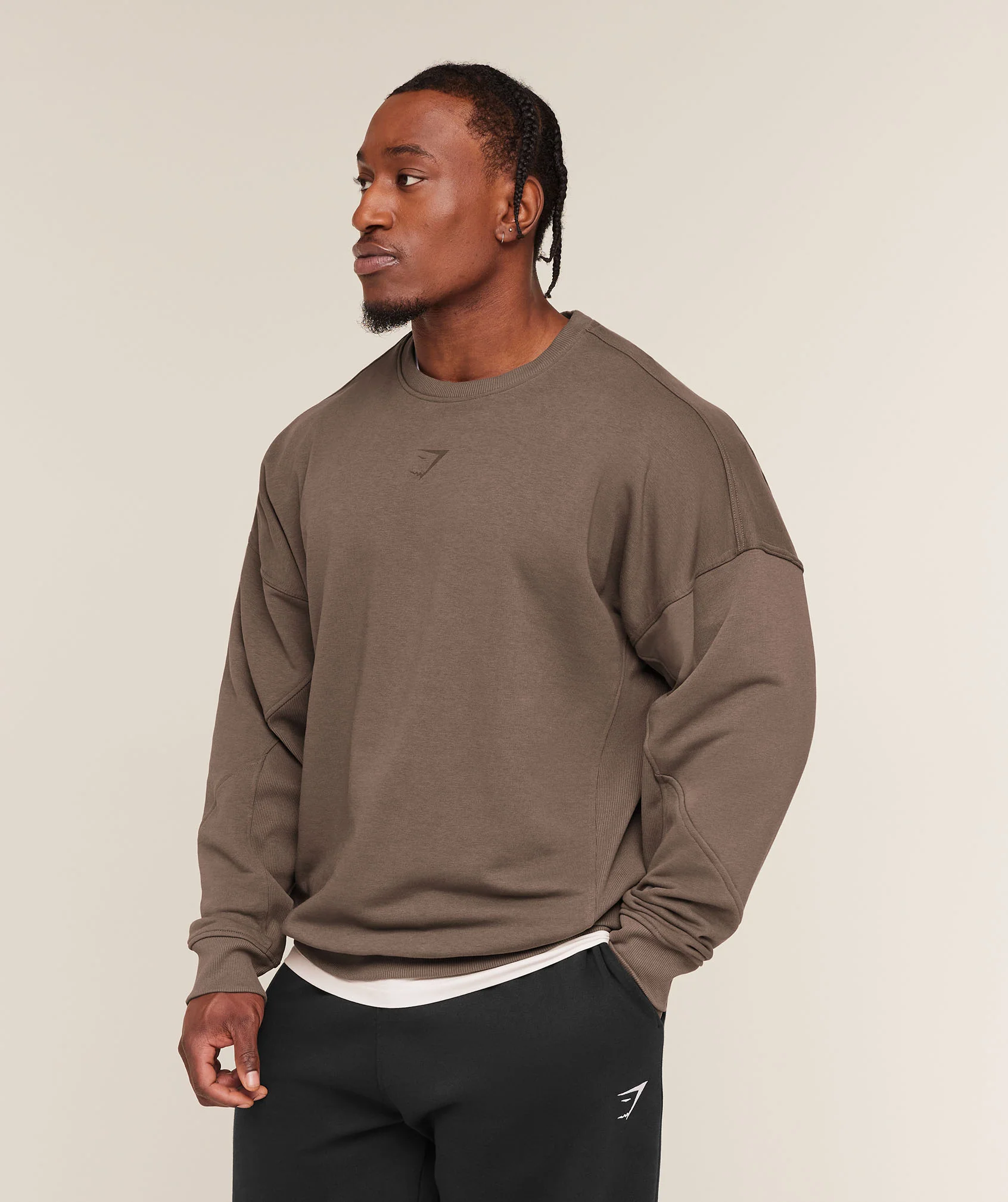 Gymshark Power Crew - Soft Brown - Image 3