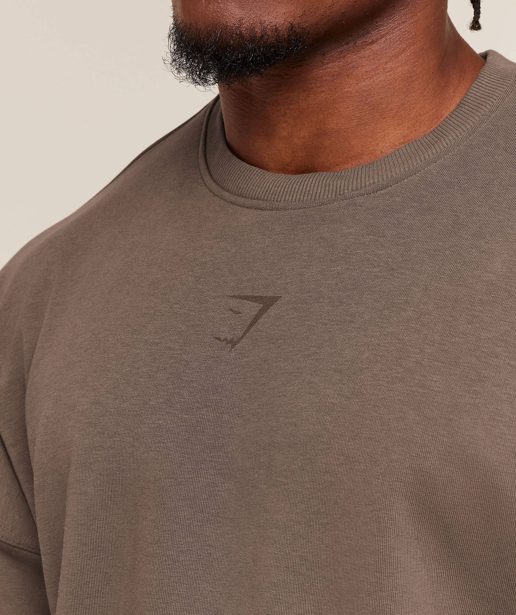 Gymshark Power Crew - Soft Brown - Image 6