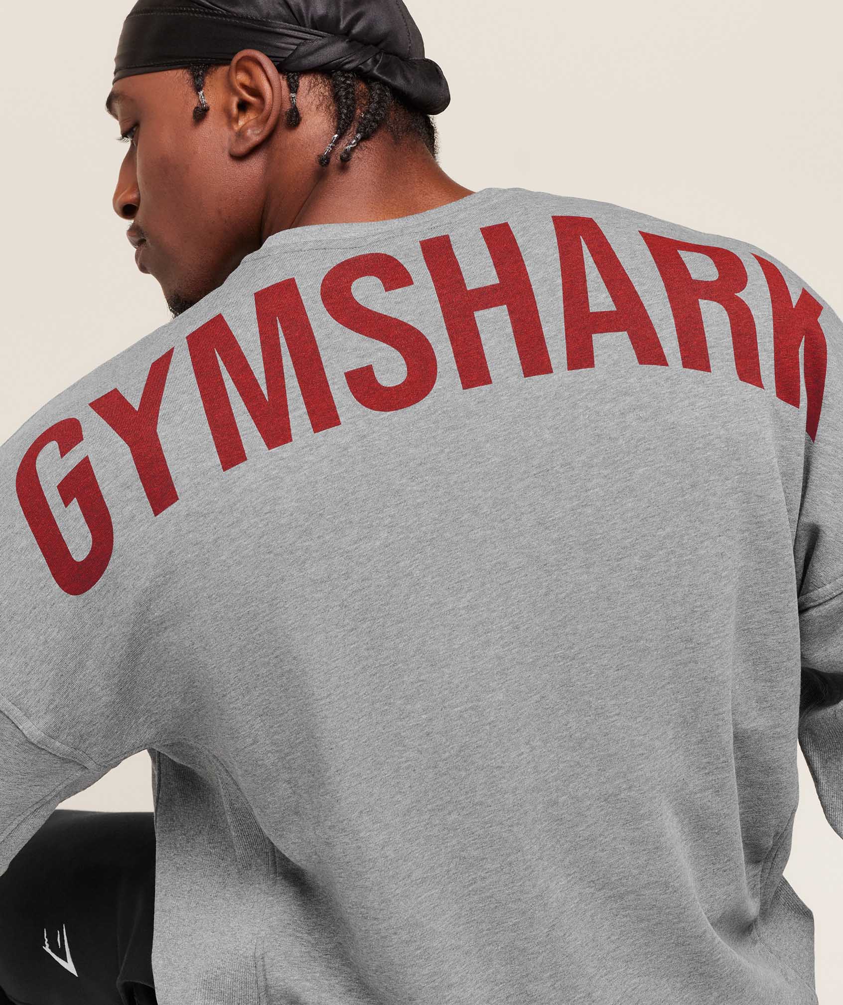 Gymshark Power Crew - Charcoal Core Marl - Image 5