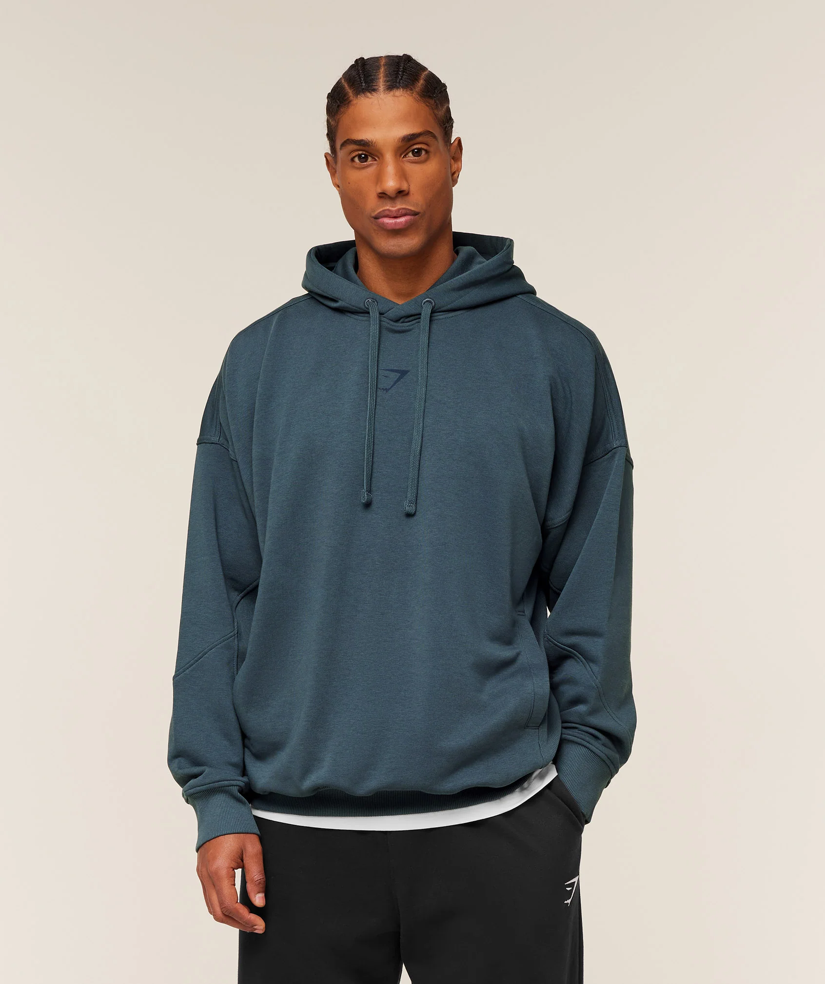 Gymshark Power Oversized Hoodie - GS Stealth Blue - Image 2