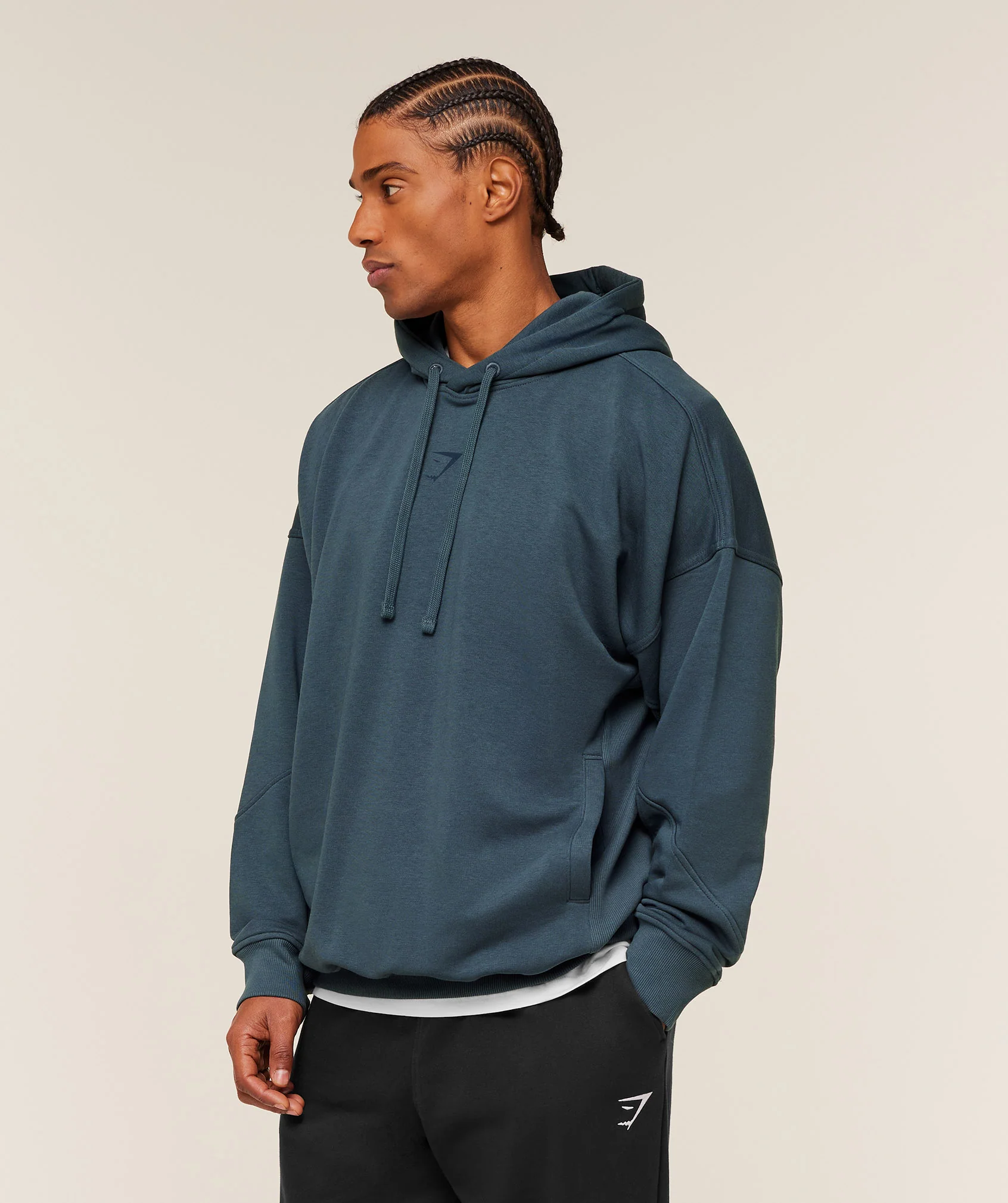 Gymshark Power Oversized Hoodie - GS Stealth Blue - Image 3