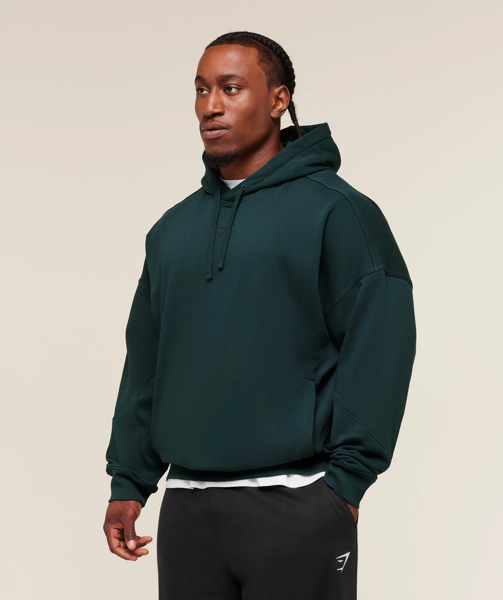 Gymshark Power Oversized Hoodie - Deep Petrol Blue - Image 3