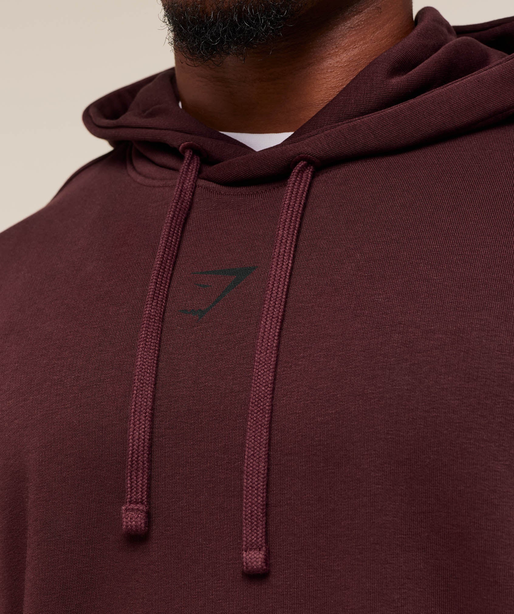 Gymshark Power Oversized Hoodie - Rich Maroon - Image 4