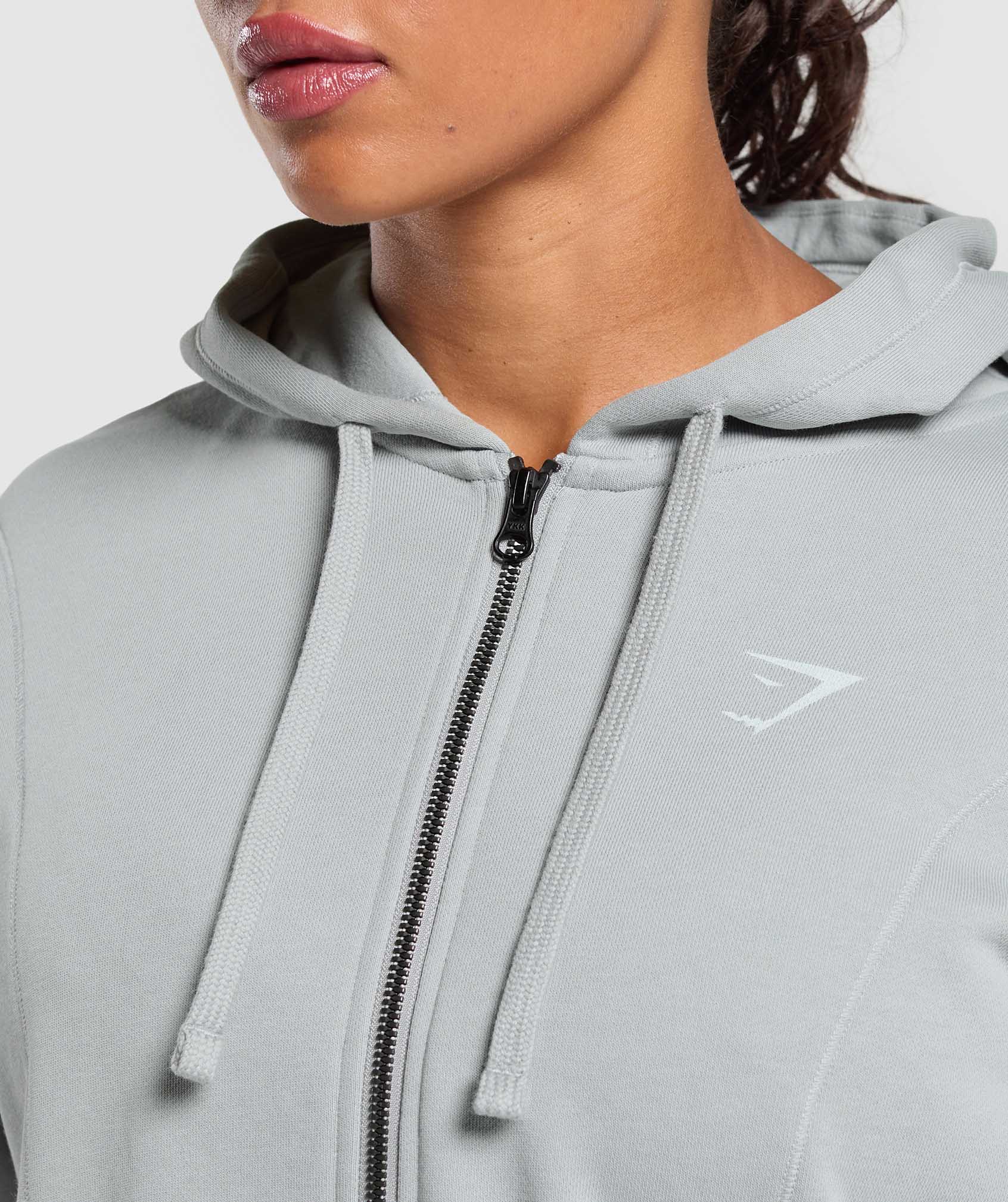 Gymshark Power Hoodie - Silver Grey - Image 5