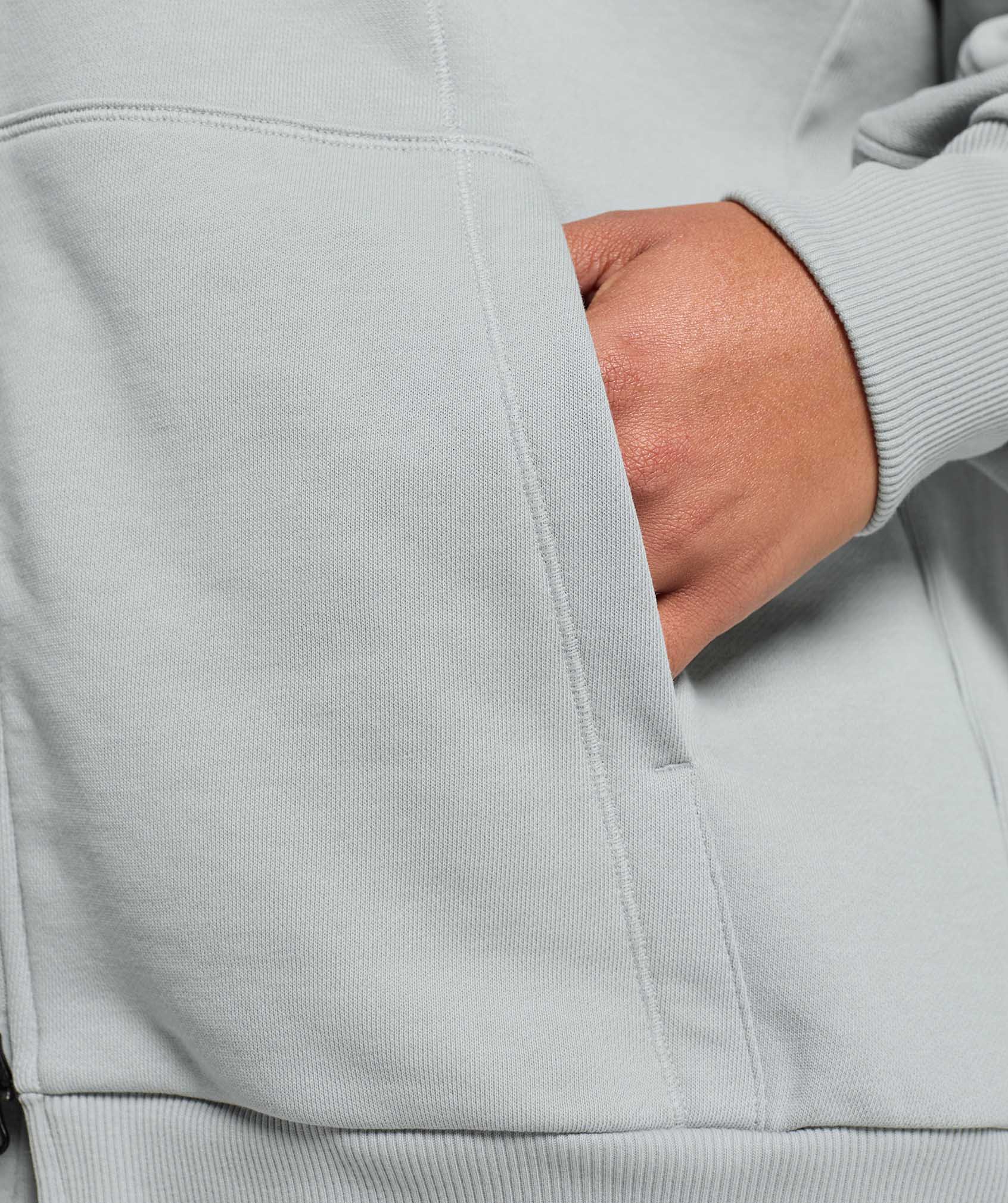 Gymshark Power Hoodie - Silver Grey - Image 8