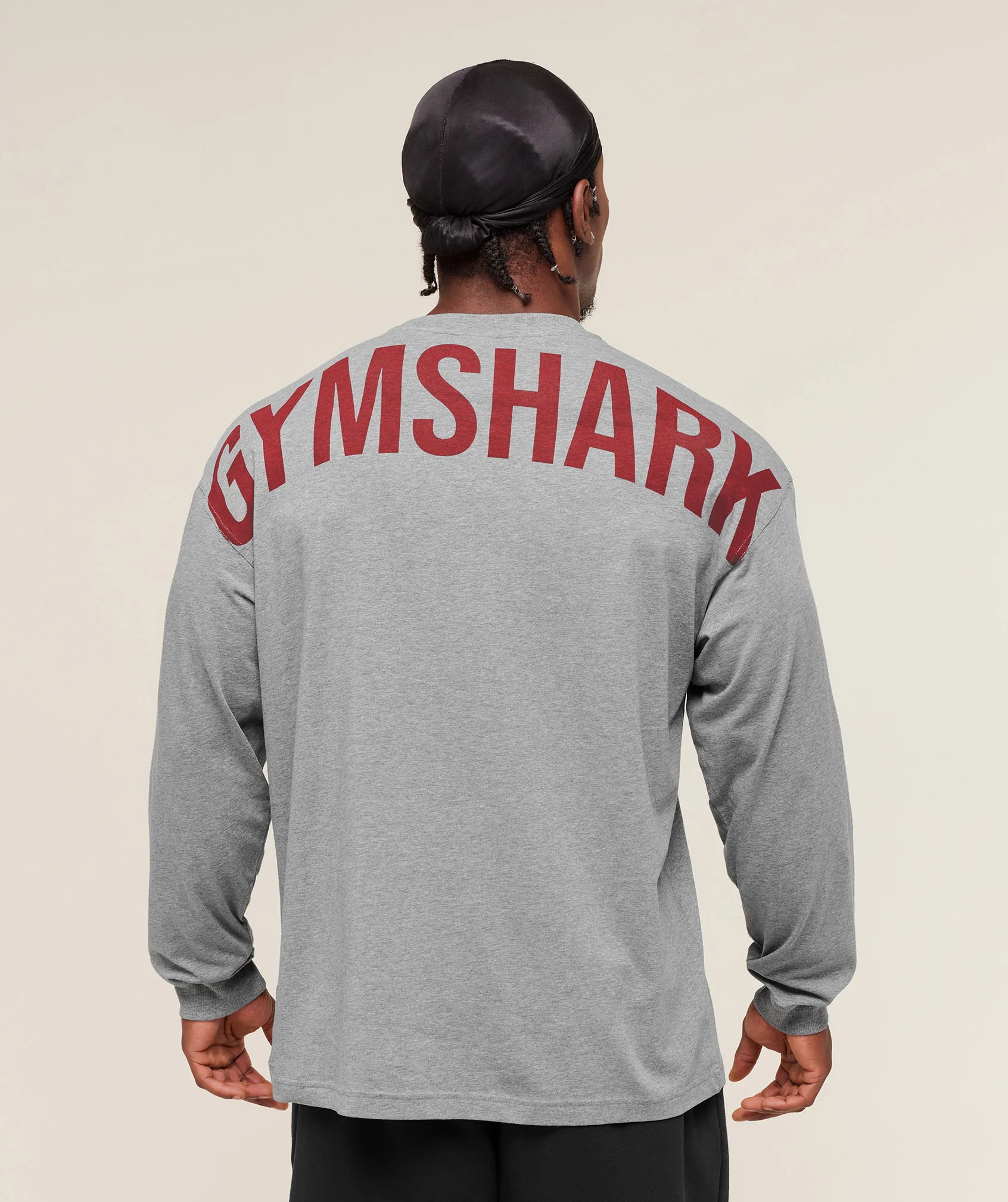Gymshark Power Long Sleeve T-Shirt - Charcoal Core Marl - Image 6