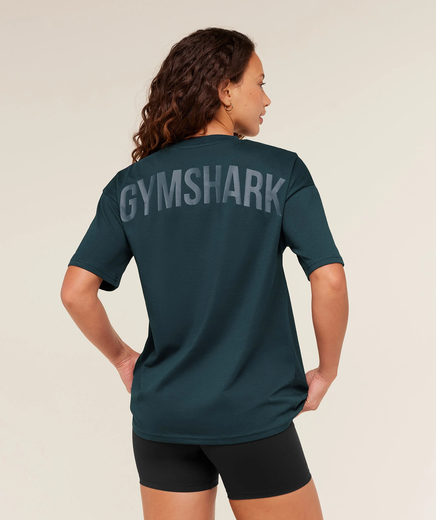 Gymshark GS Power Oversized T-Shirt - Deep Petrol Blue