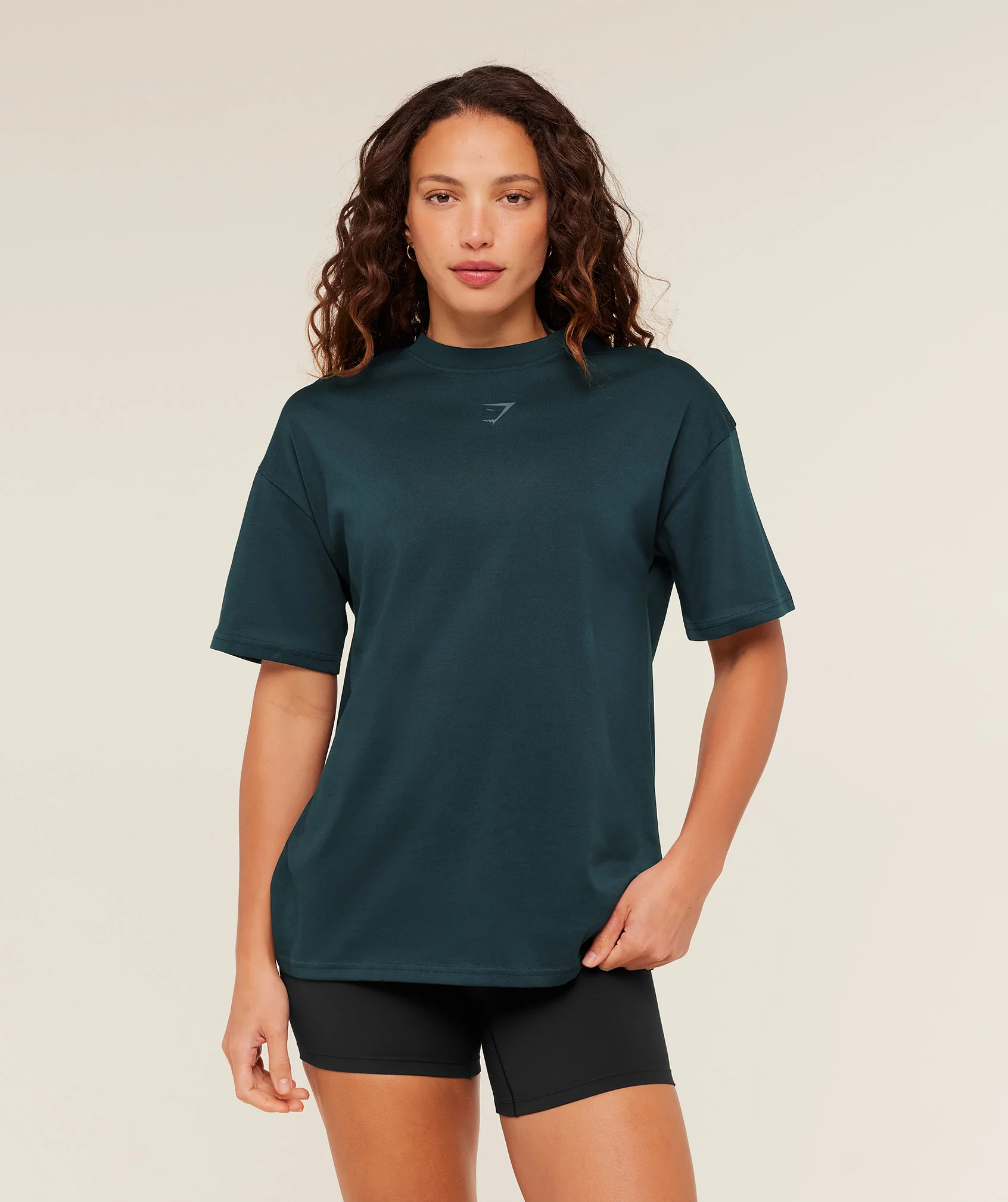Gymshark GS Power Oversized T-Shirt - Deep Petrol Blue - Image 2