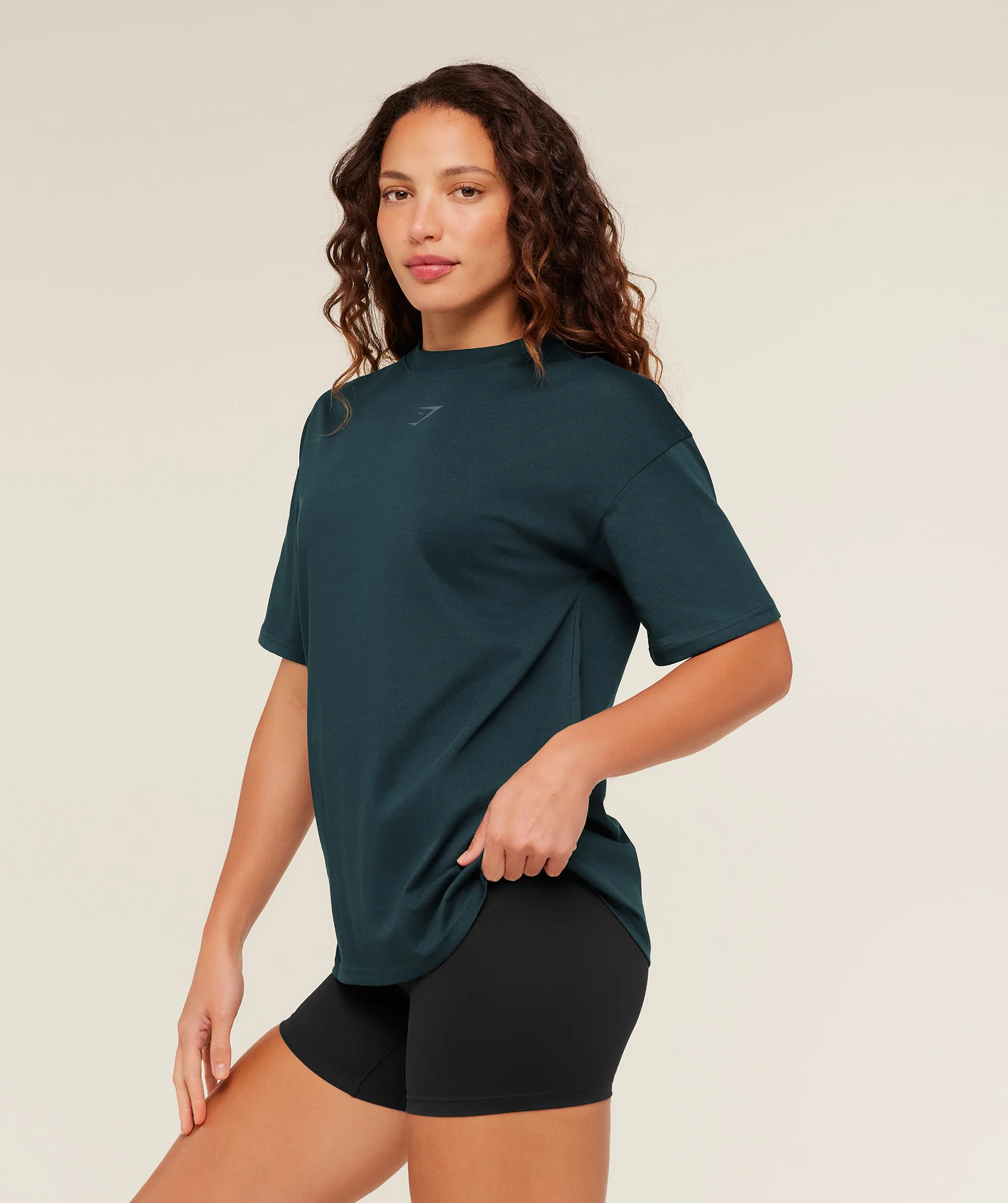 Gymshark GS Power Oversized T-Shirt - Deep Petrol Blue - Image 3