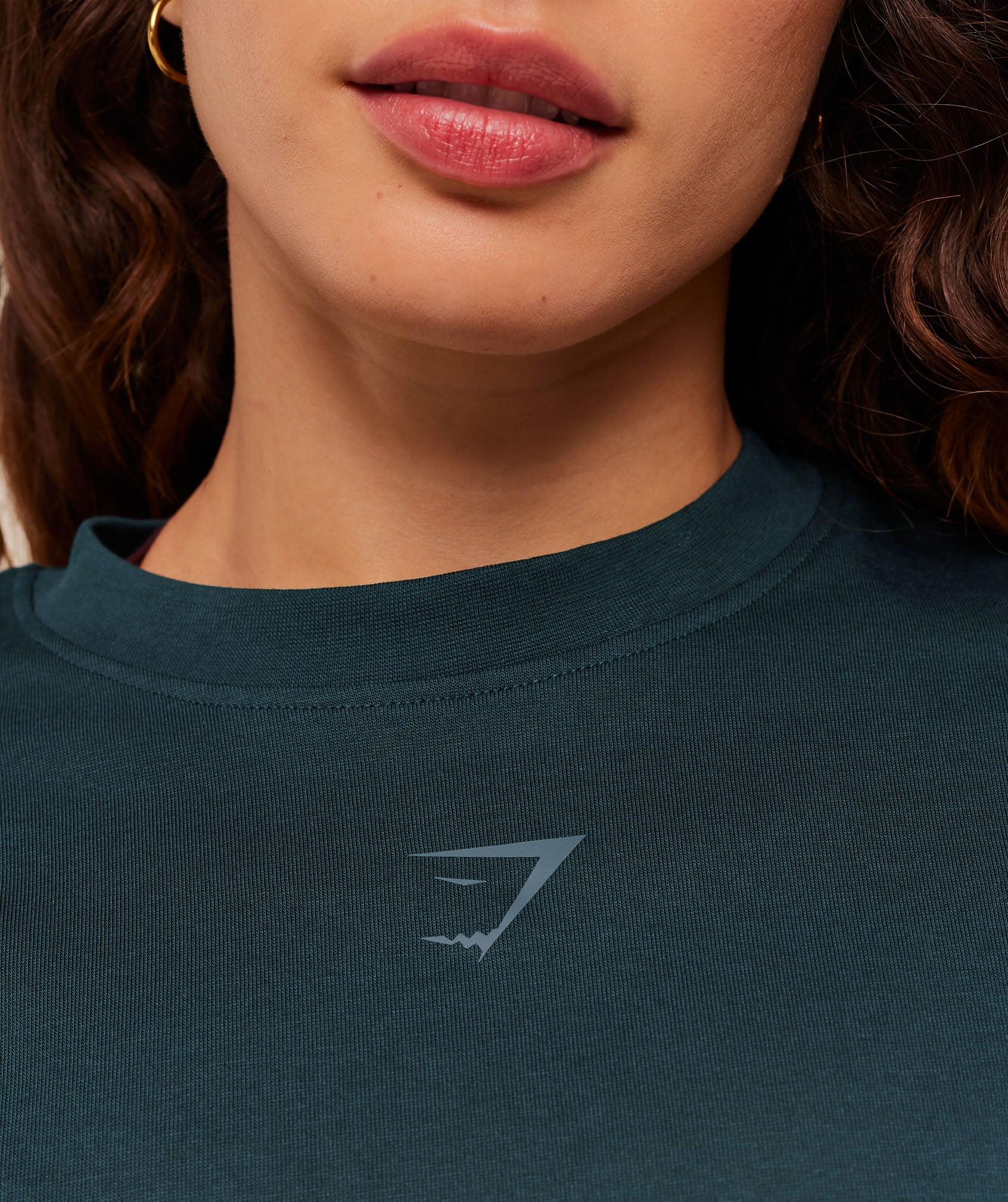 Gymshark GS Power Oversized T-Shirt - Deep Petrol Blue - Image 6