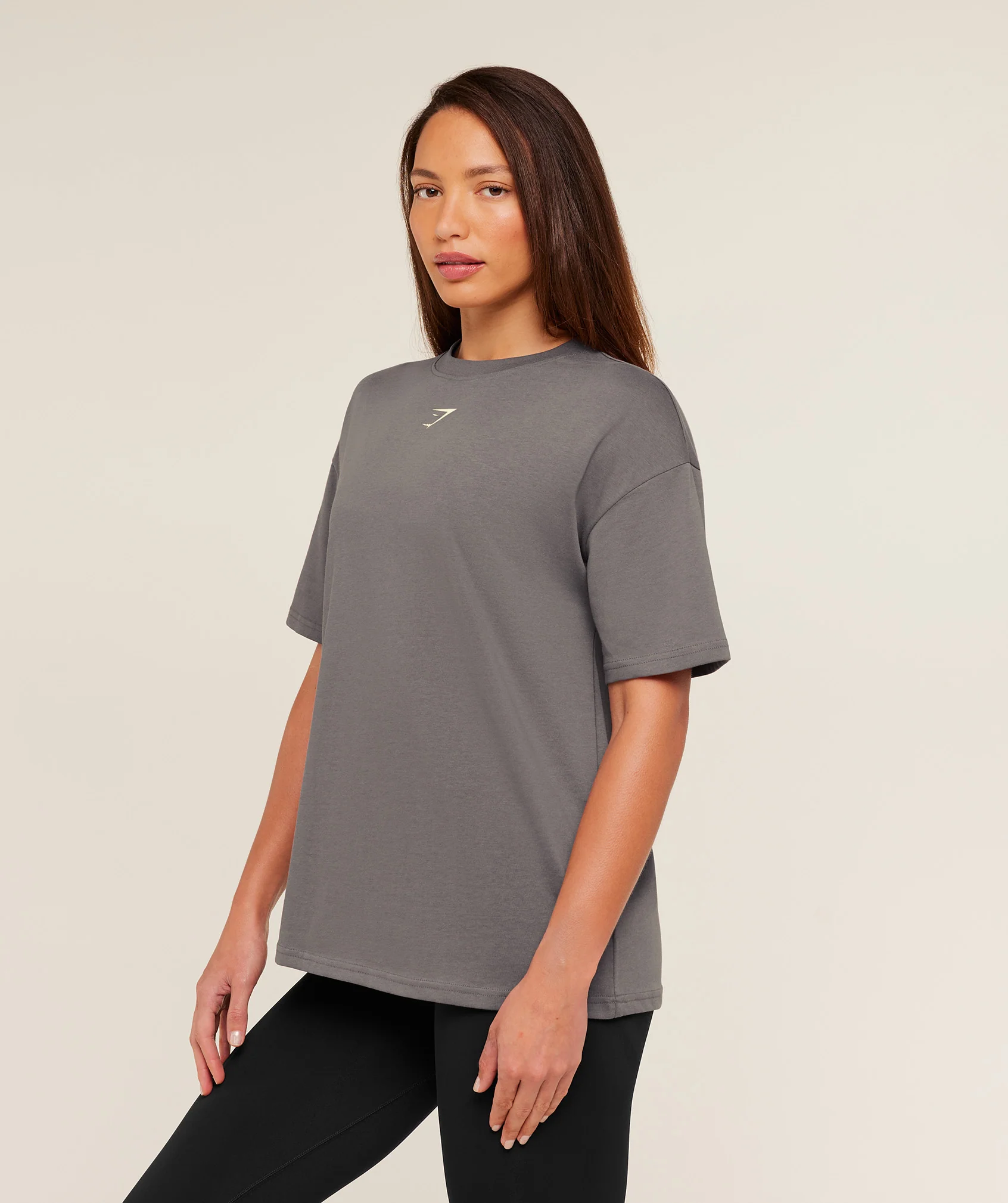 Gymshark GS Power Oversized T-Shirt - Cool Brown - Image 3