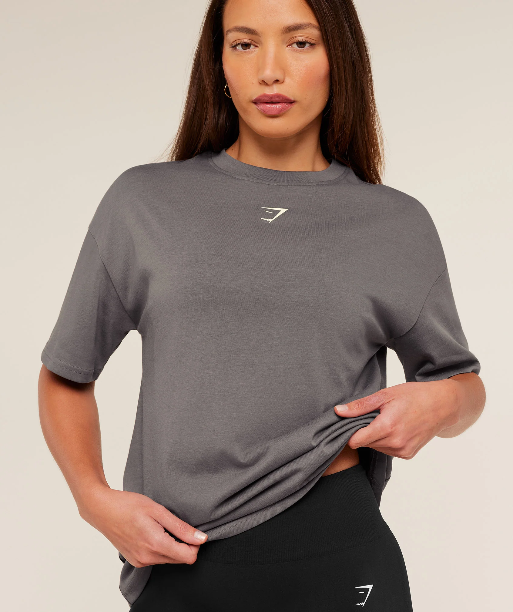 Gymshark GS Power Oversized T-Shirt - Cool Brown - Image 4