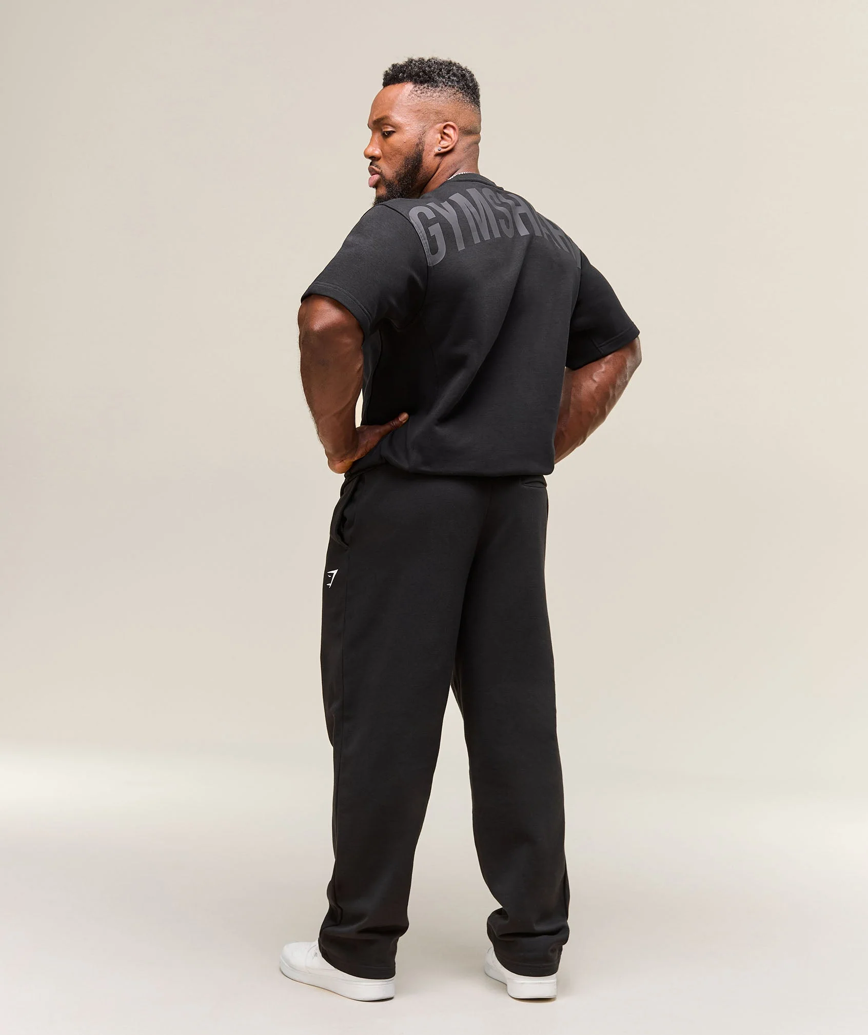 Gymshark Power Short Sleeve Crew - Black - Image 6