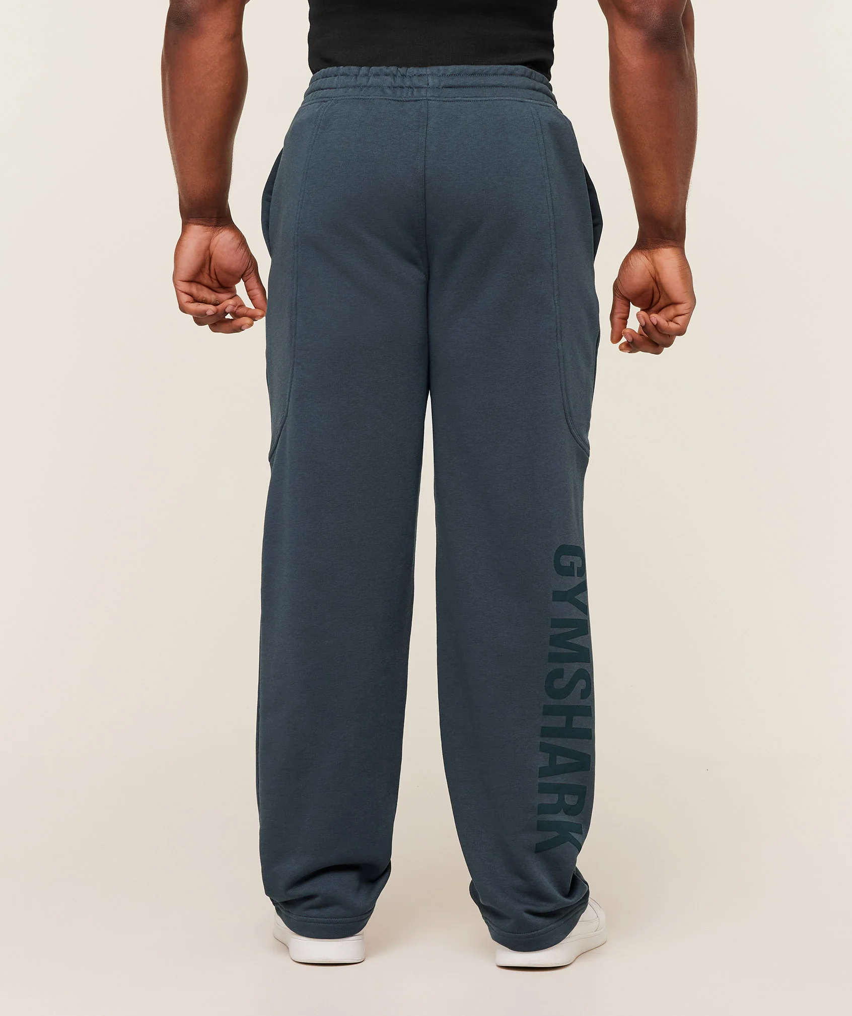 Gymshark Power Straight Leg Pants - GS Stealth Blue/GS Deep Petrol Blue - Image 3