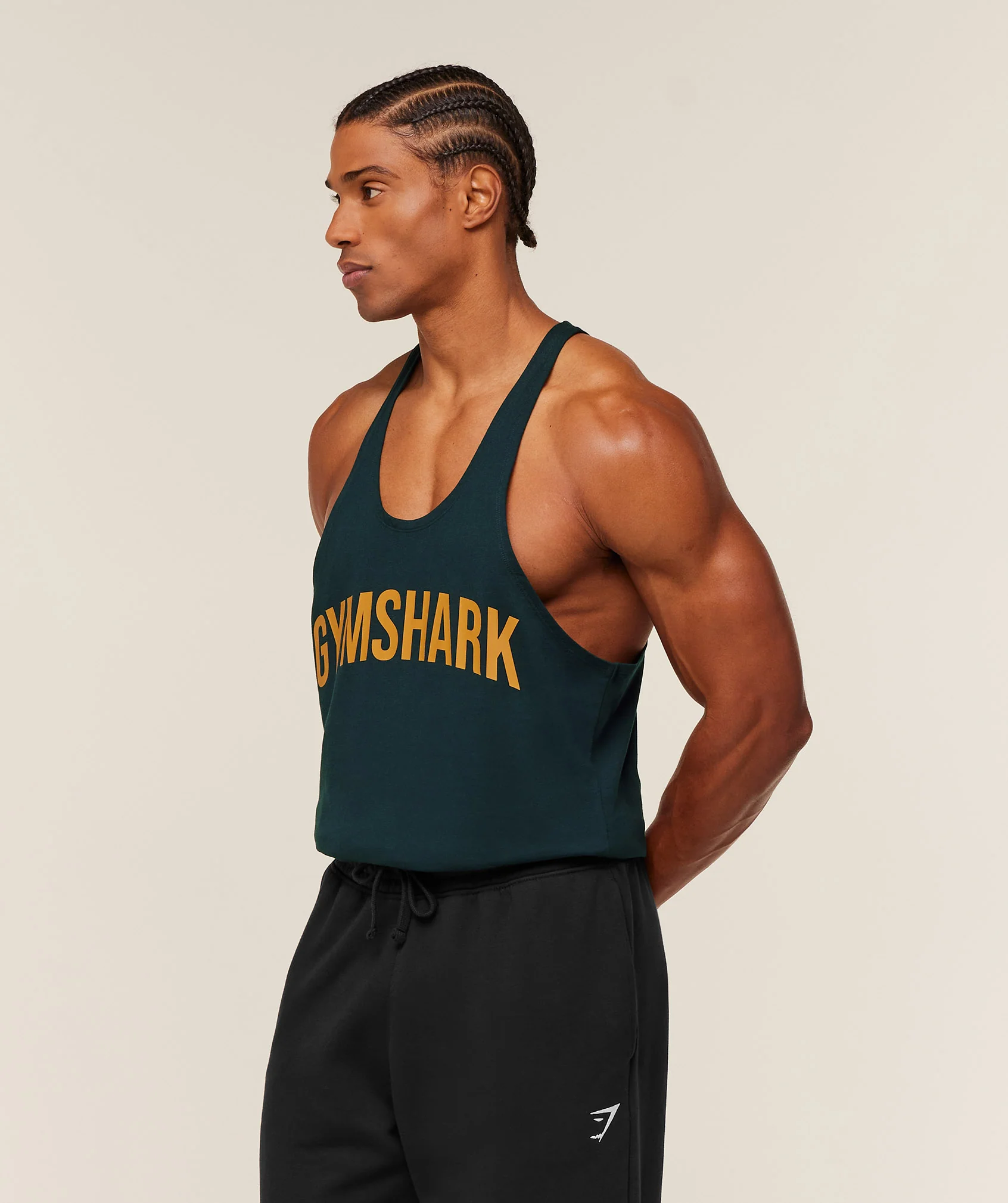 Gymshark Power Stringer - Deep Petrol Blue - Image 2