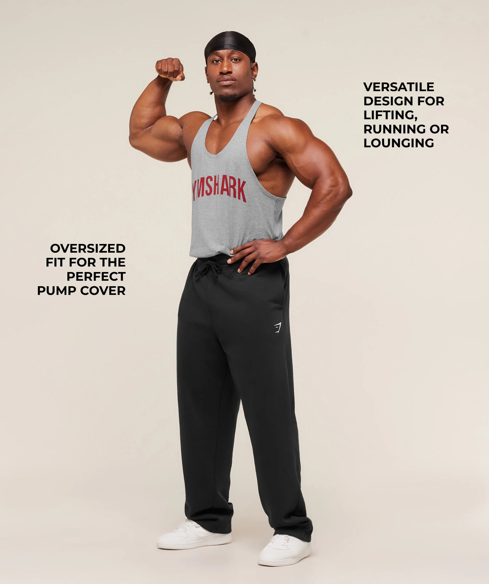 Gymshark Power Stringer - Charcoal Core Marl - Image 2
