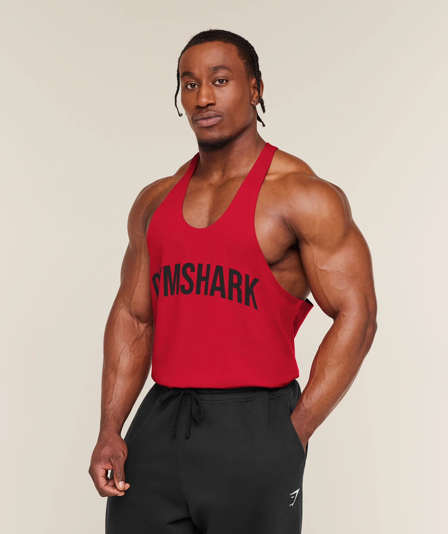 Gymshark Power Stringer - Conditioning Red - Image 3