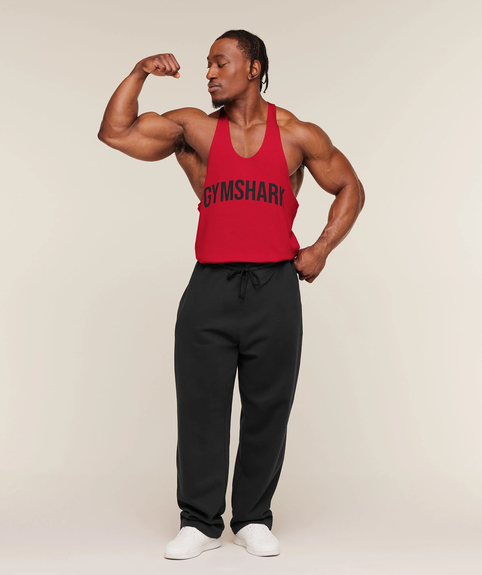 Gymshark Power Stringer - Conditioning Red - Image 4