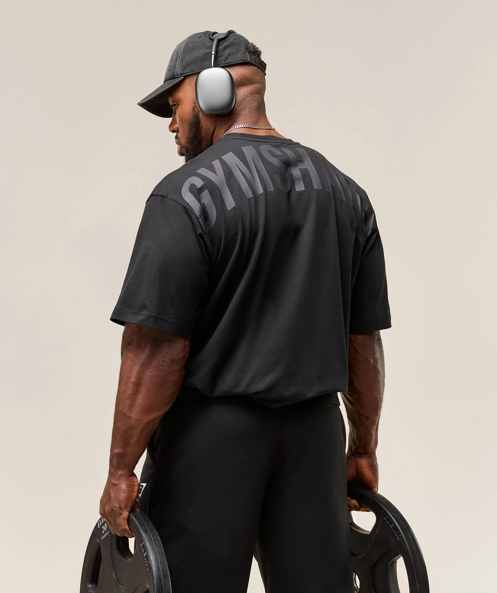 Gymshark Power T-Shirt - Black - Image 3