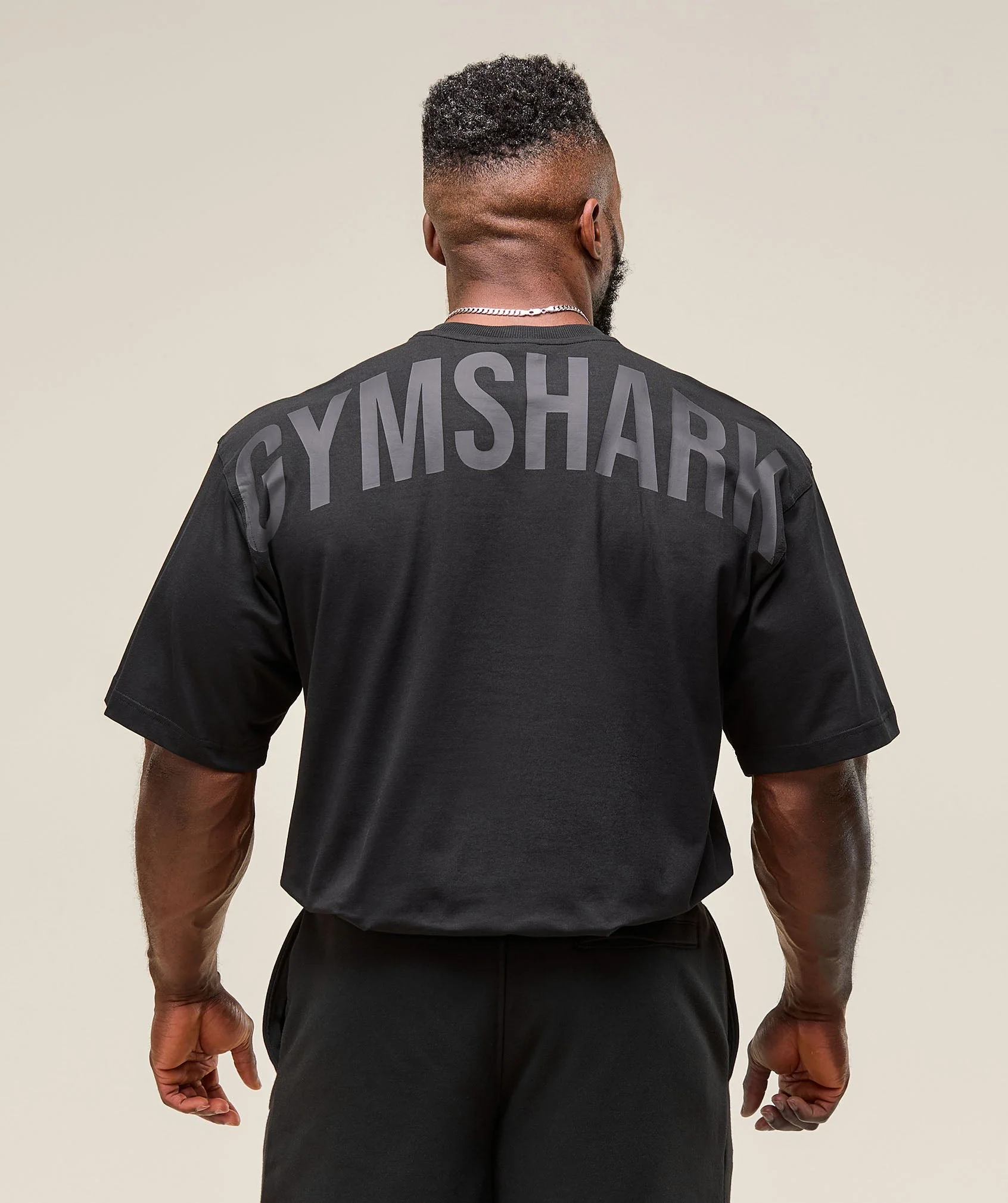 Gymshark Power T-Shirt - Black - Image 5