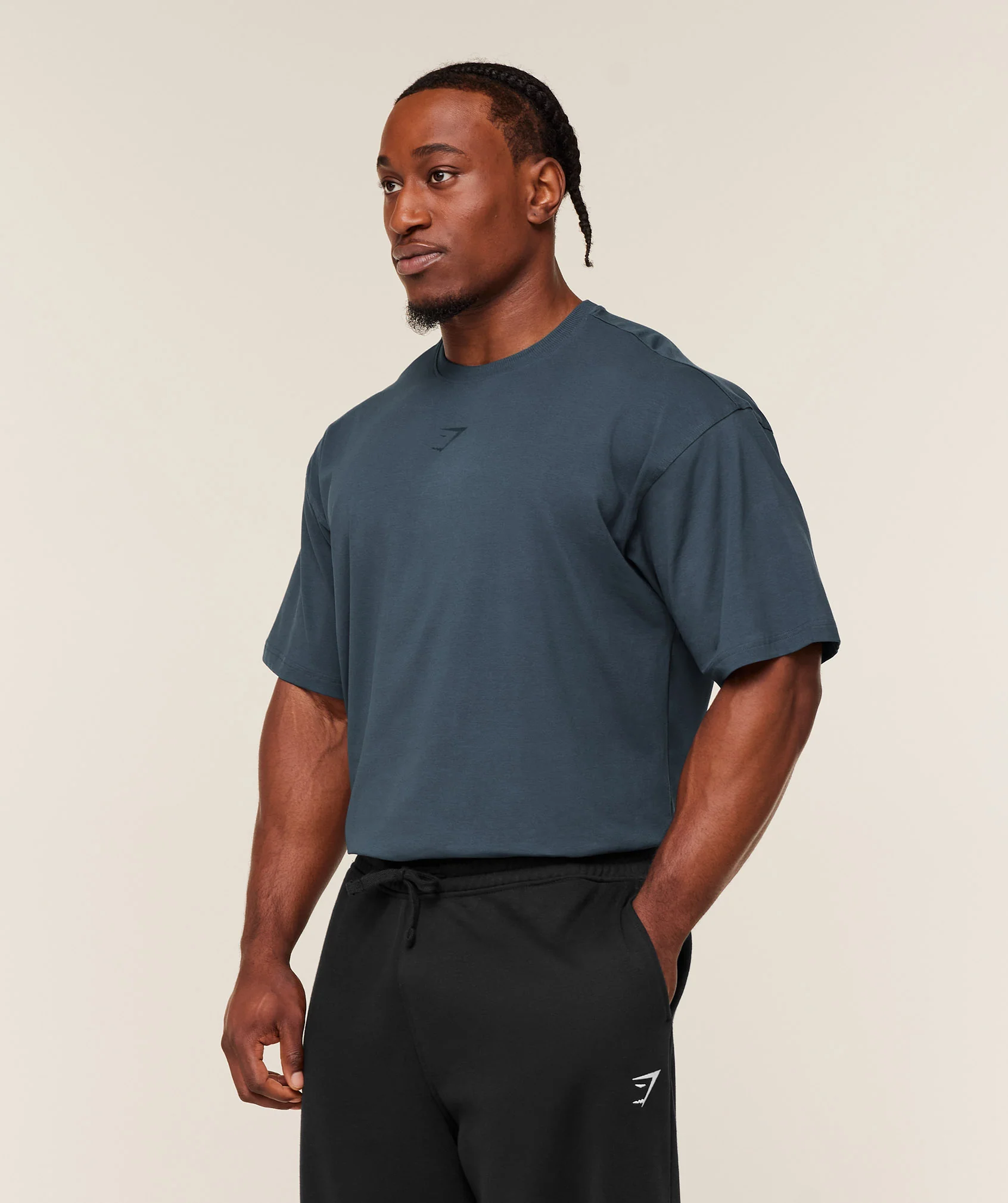 Gymshark Power T-Shirt - GS Stealth Blue - Image 3