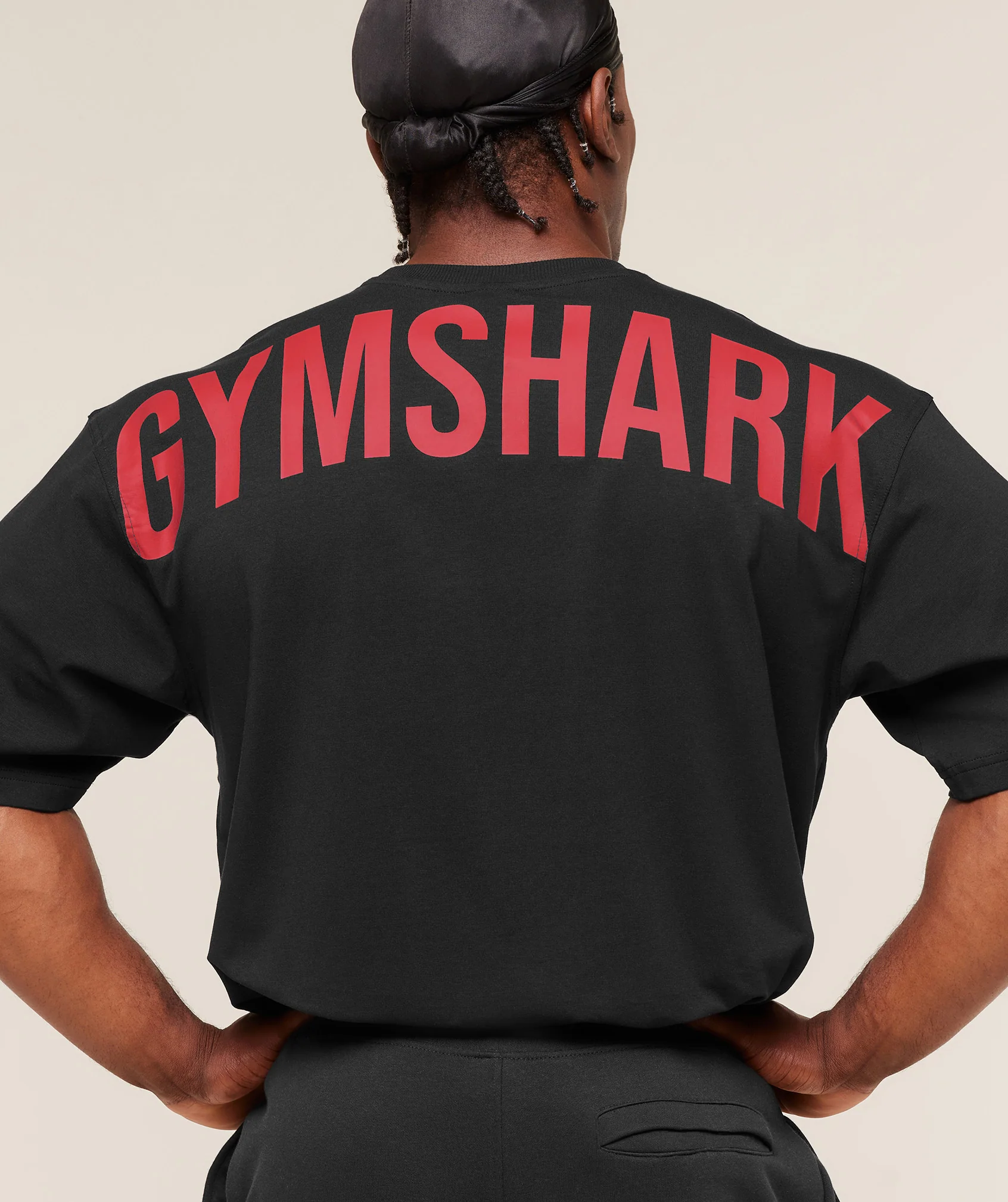 Gymshark Power T-Shirt - Black/Conditioning Red - Image 5