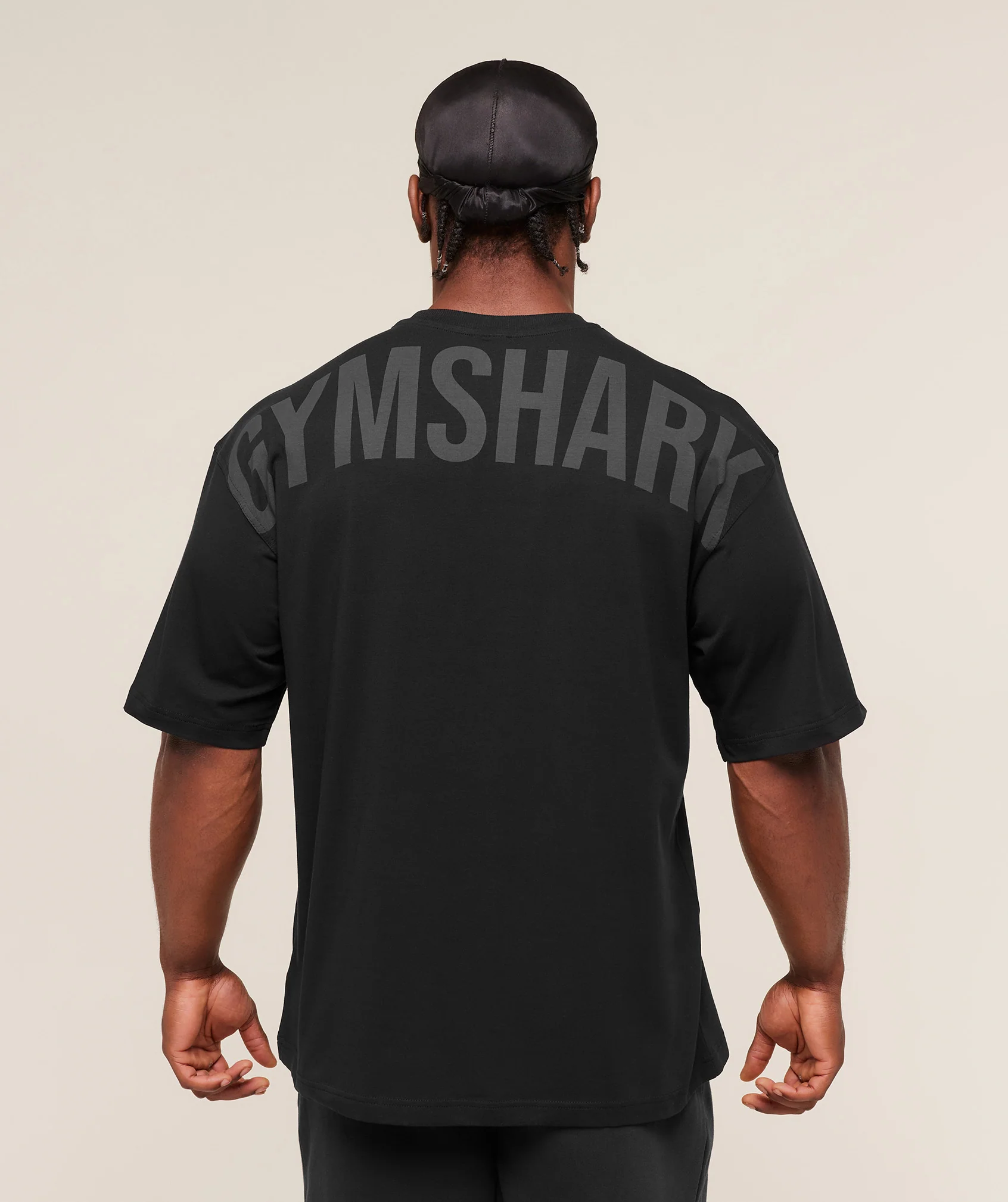 Gymshark Power T-Shirt - Black/Asphalt Grey - Image 4