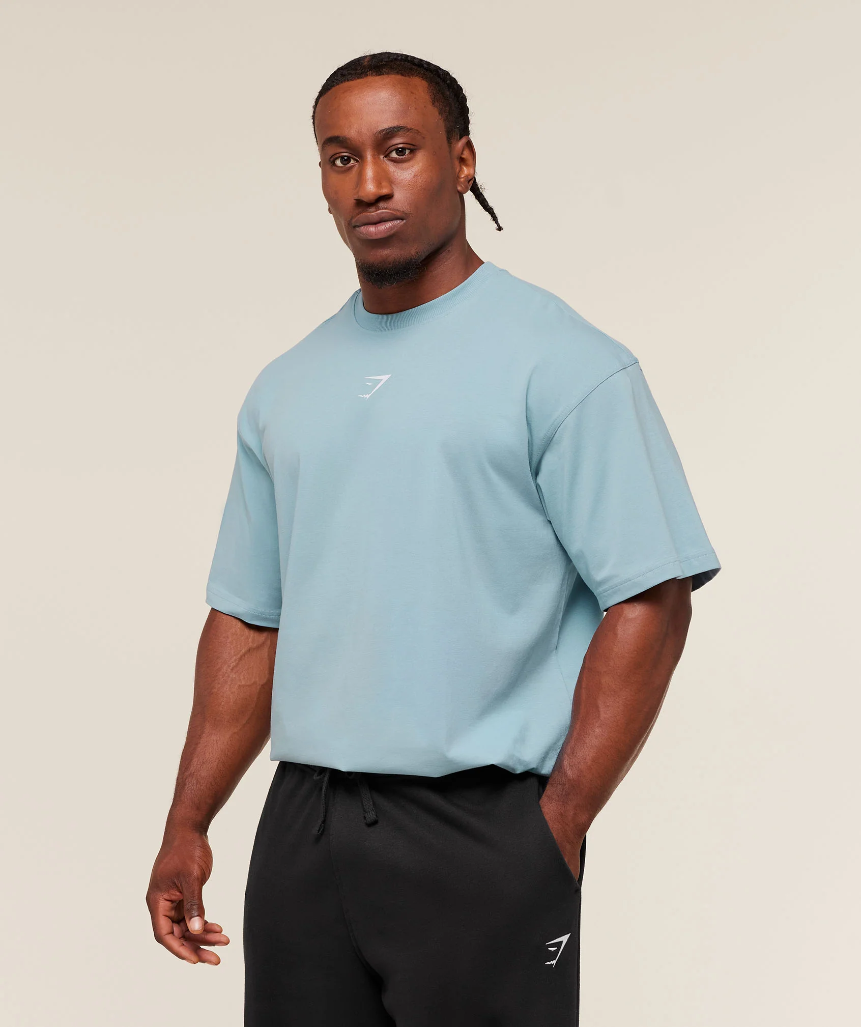Gymshark Power T-Shirt - Bench Blue - Image 3