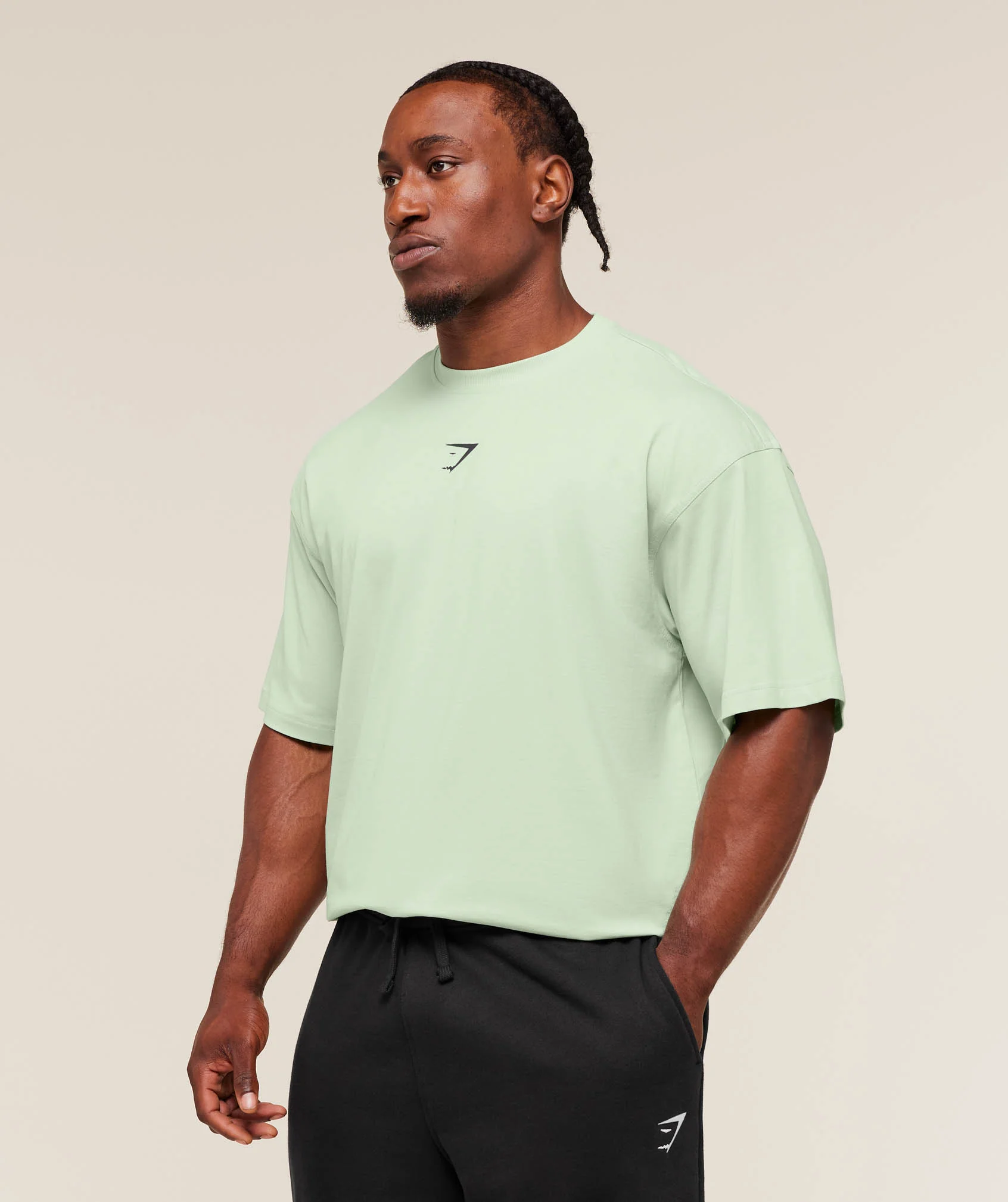 Gymshark Power T-Shirt - Clay Green - Image 3