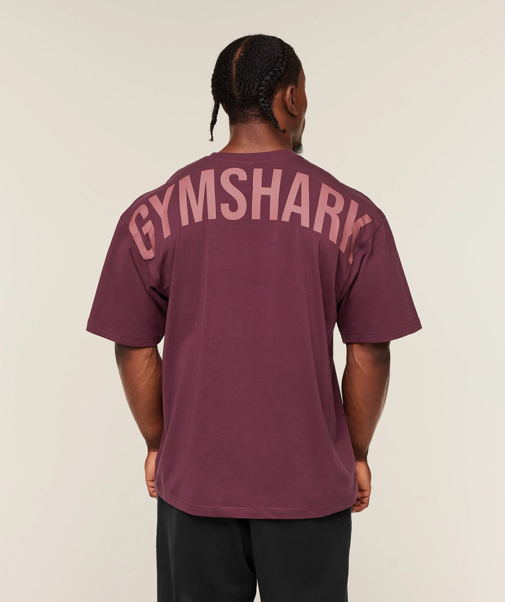 Gymshark Power T-Shirt - GS Impact Burgundy - Image 7