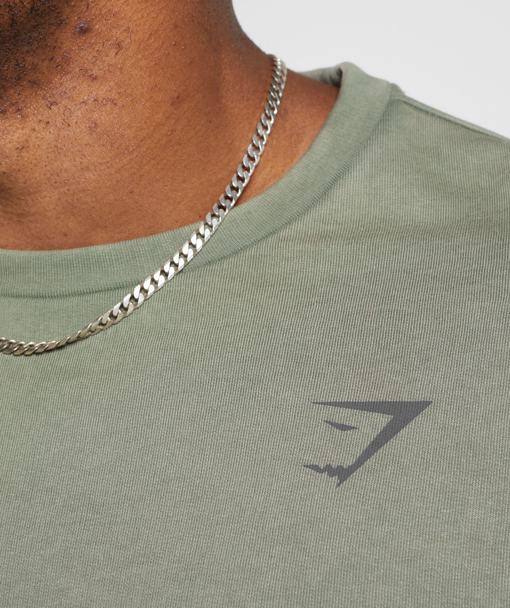 Gymshark Power Washed Crew - Dusk Green - Image 7