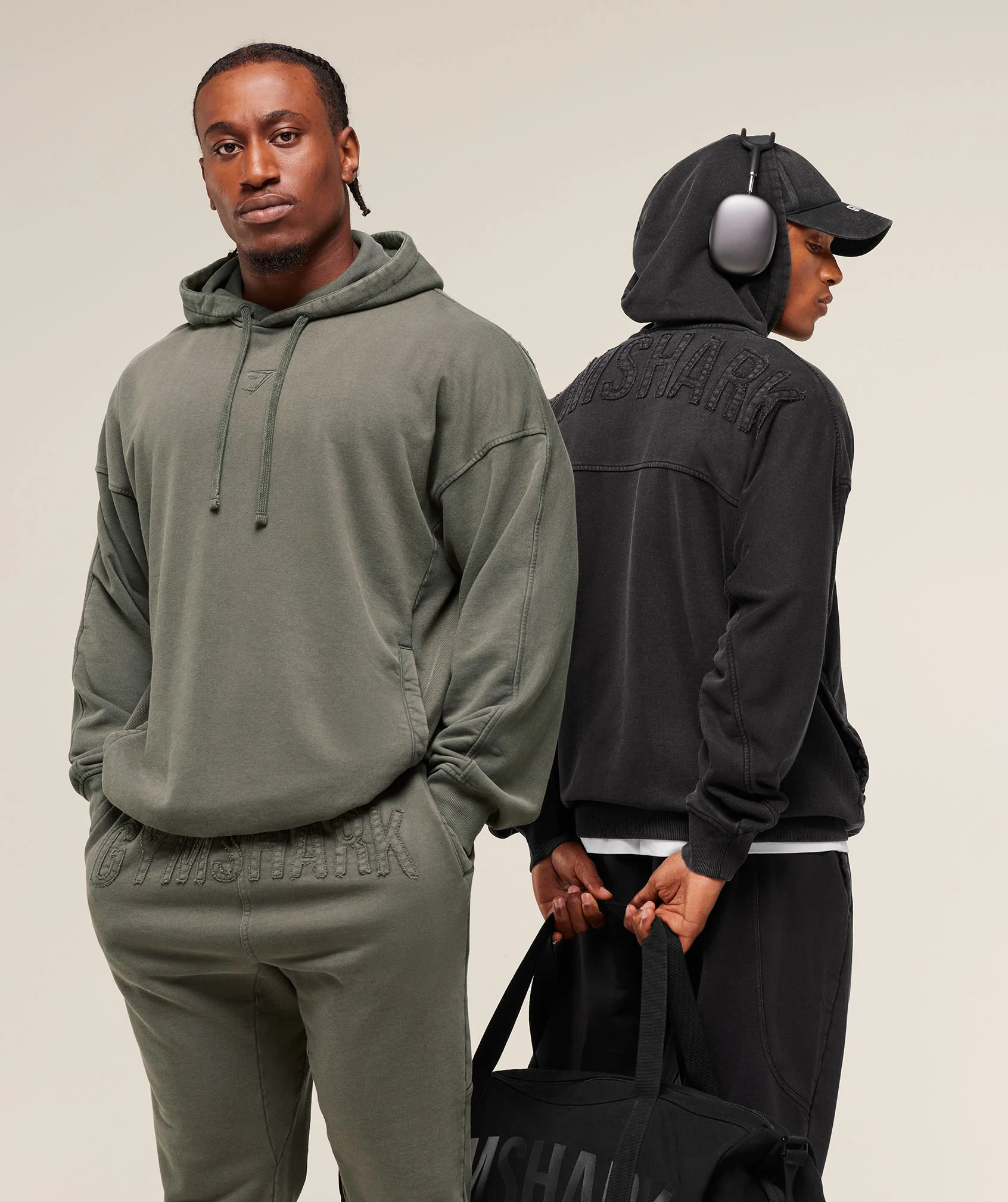 Gymshark Power Washed Hoodie - GS Strength Green - Image 8