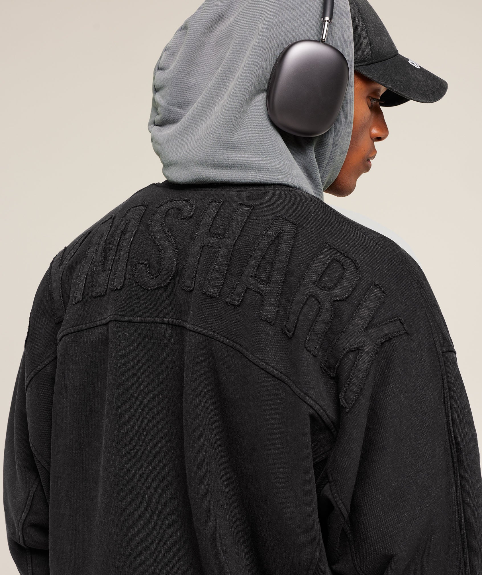Gymshark Power Washed Jersey Track Jacket - GS Black - Image 4