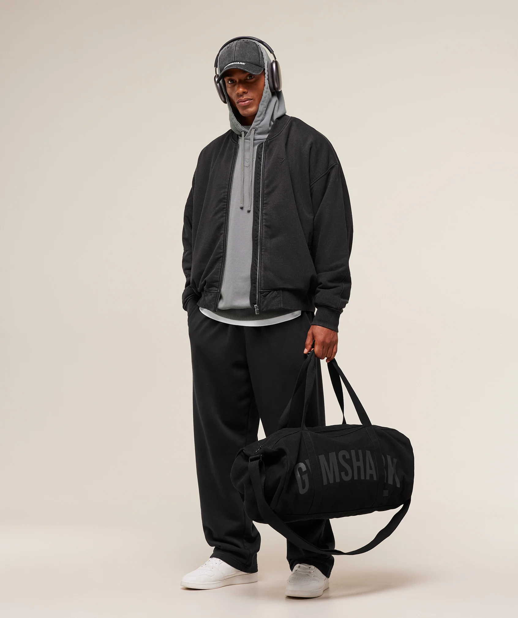 Gymshark Power Washed Jersey Track Jacket - GS Black - Image 5