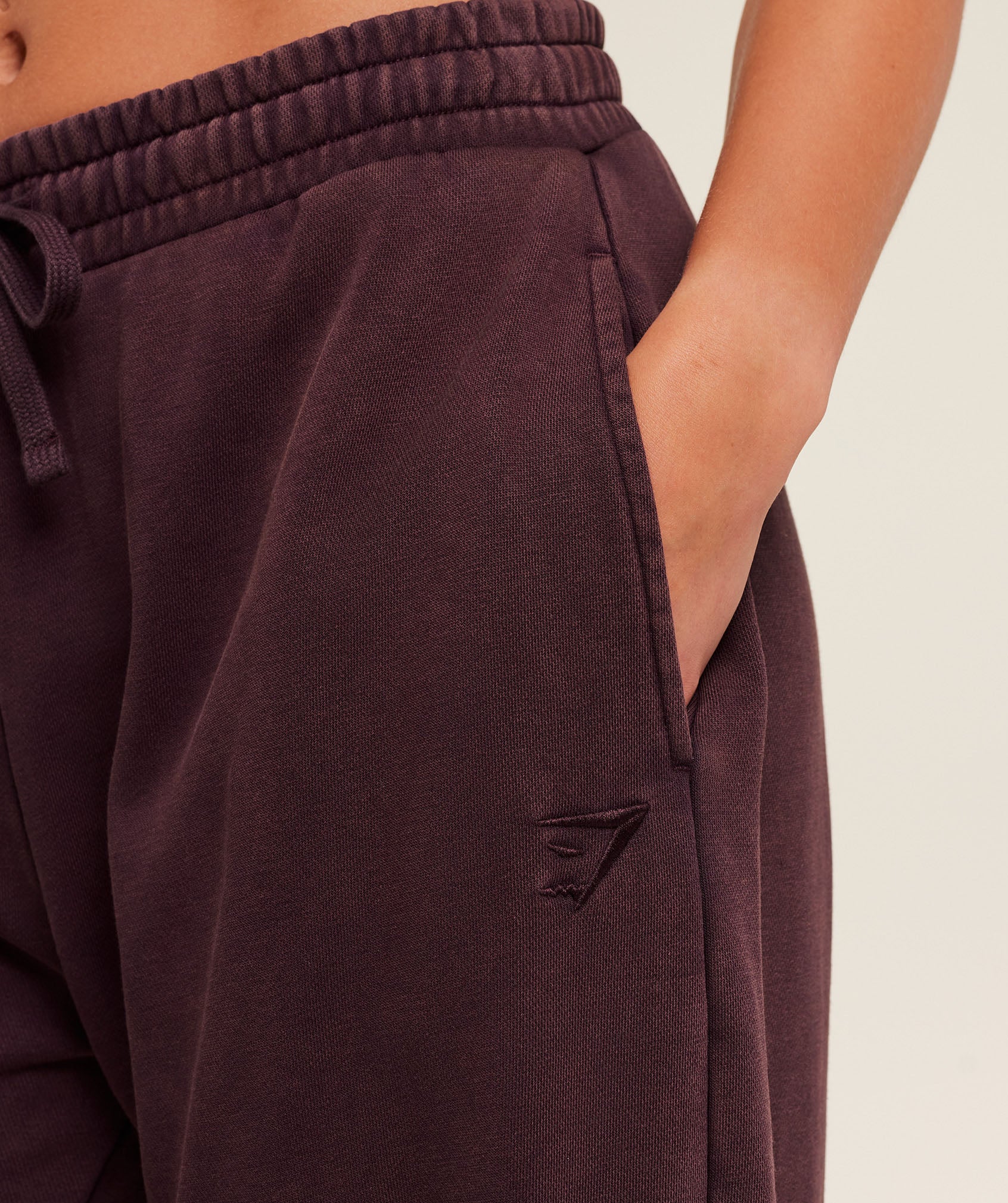 Gymshark Power Washed Joggers - Cherry Purple/Acid Wash - Image 5